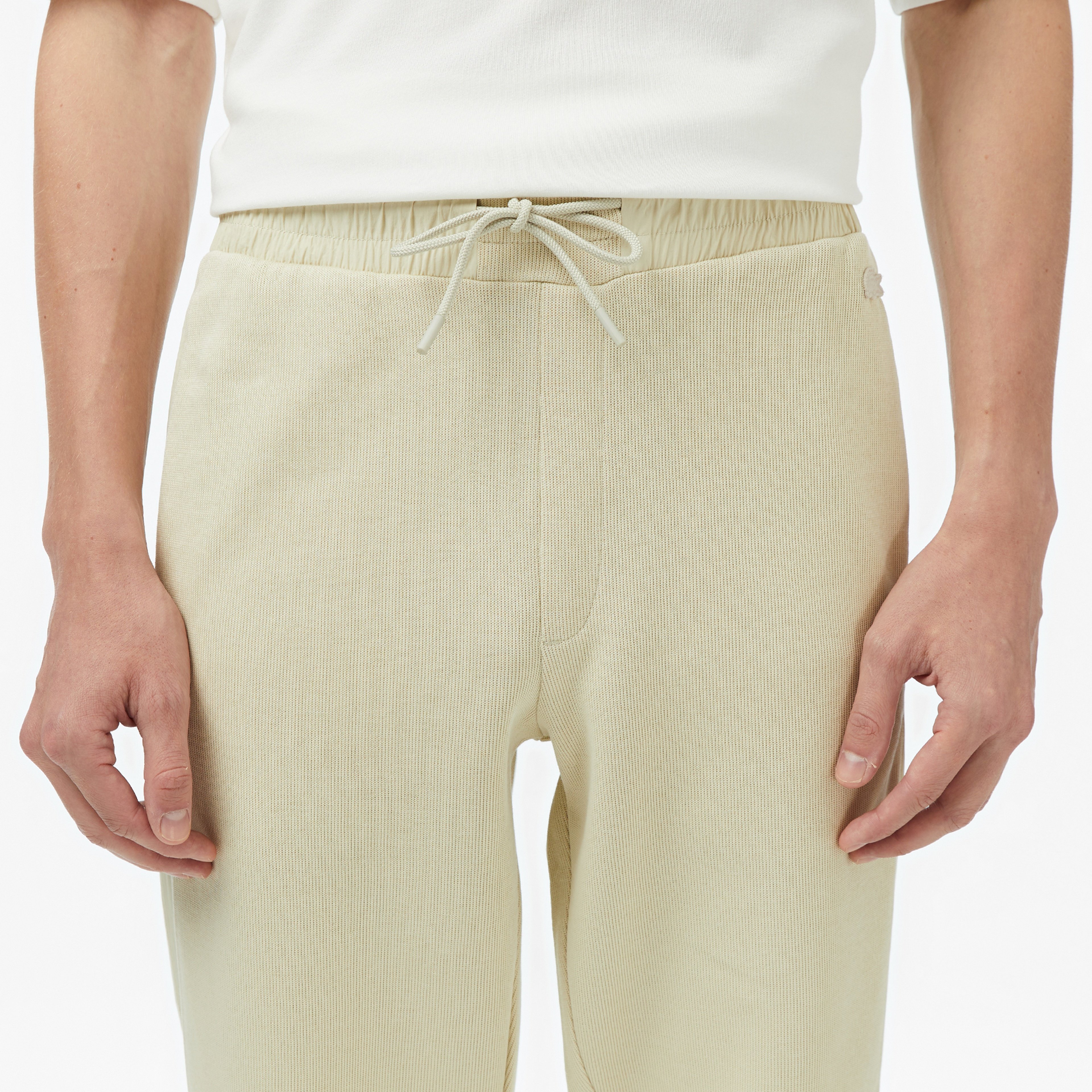 Erkek Classic Fit Bej Eşofman Altı