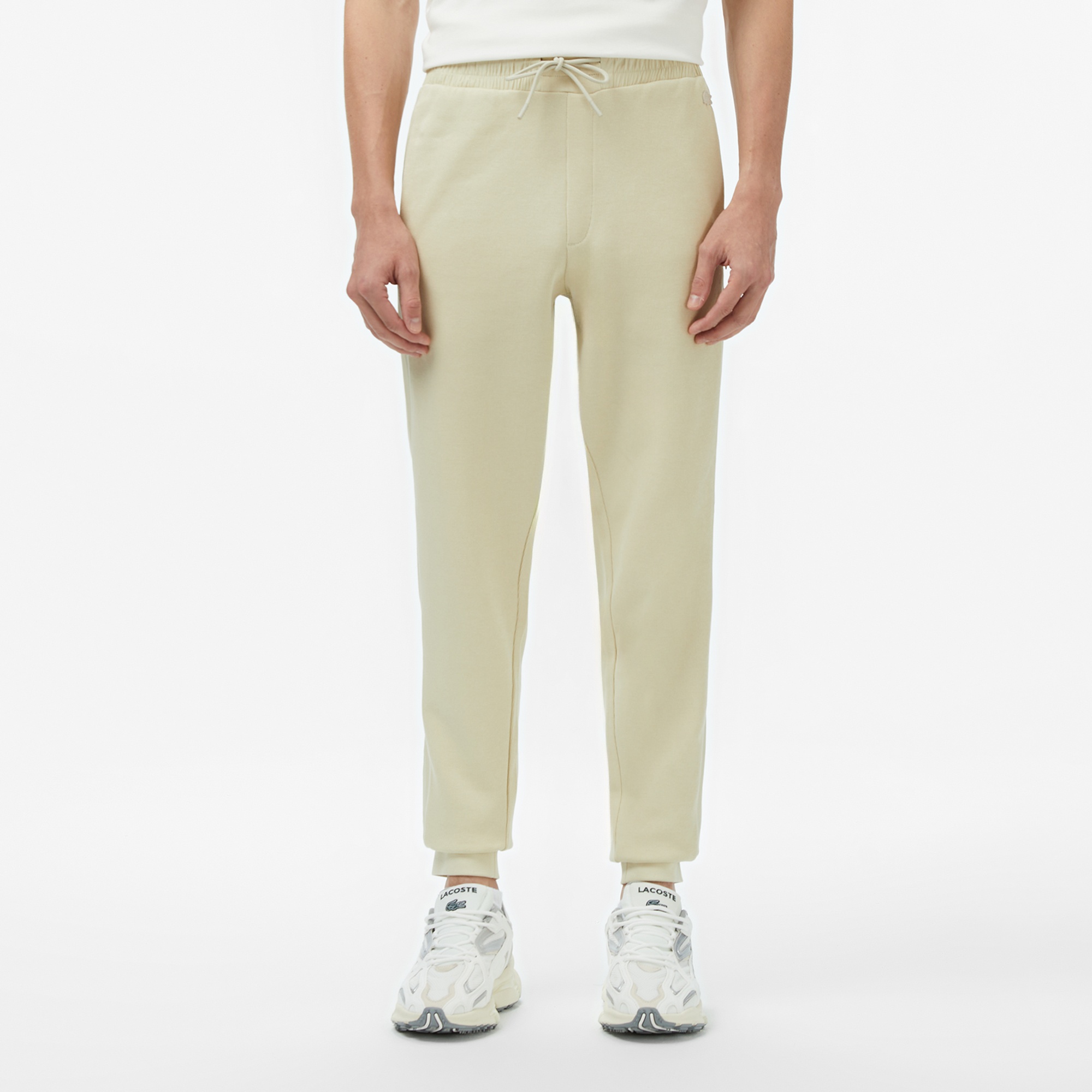 Erkek Classic Fit Bej Eşofman Altı