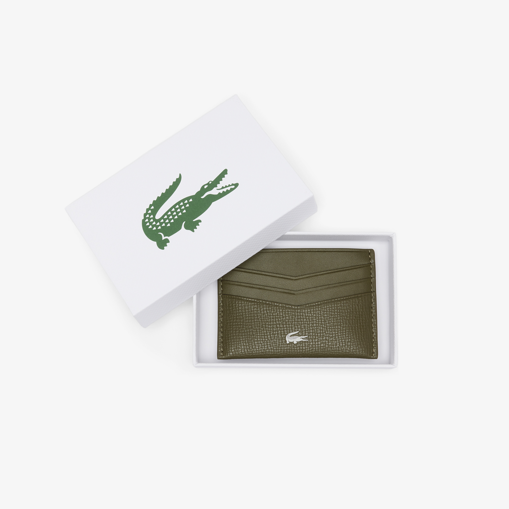 Lacoste Erkek Deri Yeşil Kartlık görsel 3