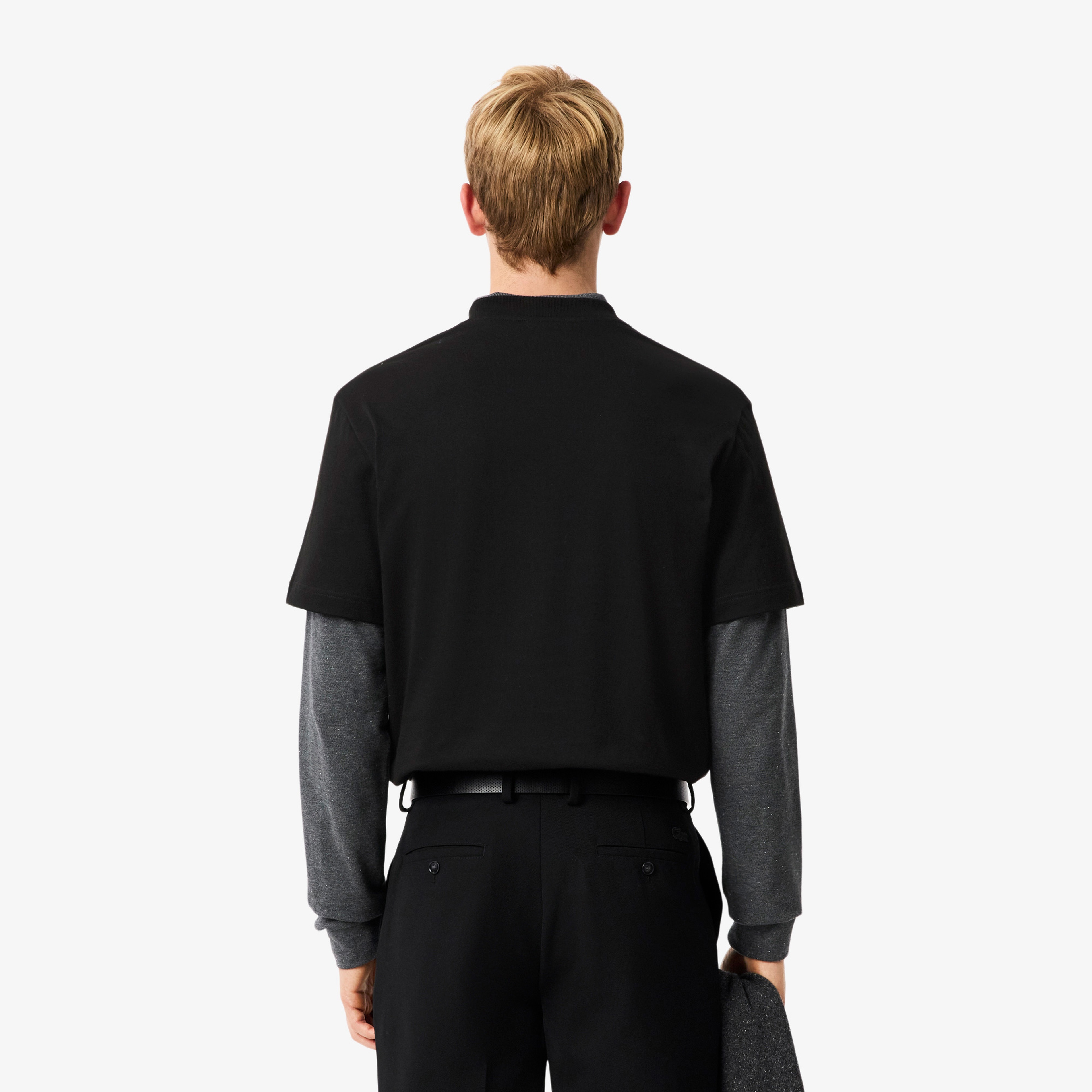 Erkek Classic Fit Bisiklet Yaka Siyah T-Shirt Erkek Classic Fit Bisiklet Yaka Siyah T-Shirt