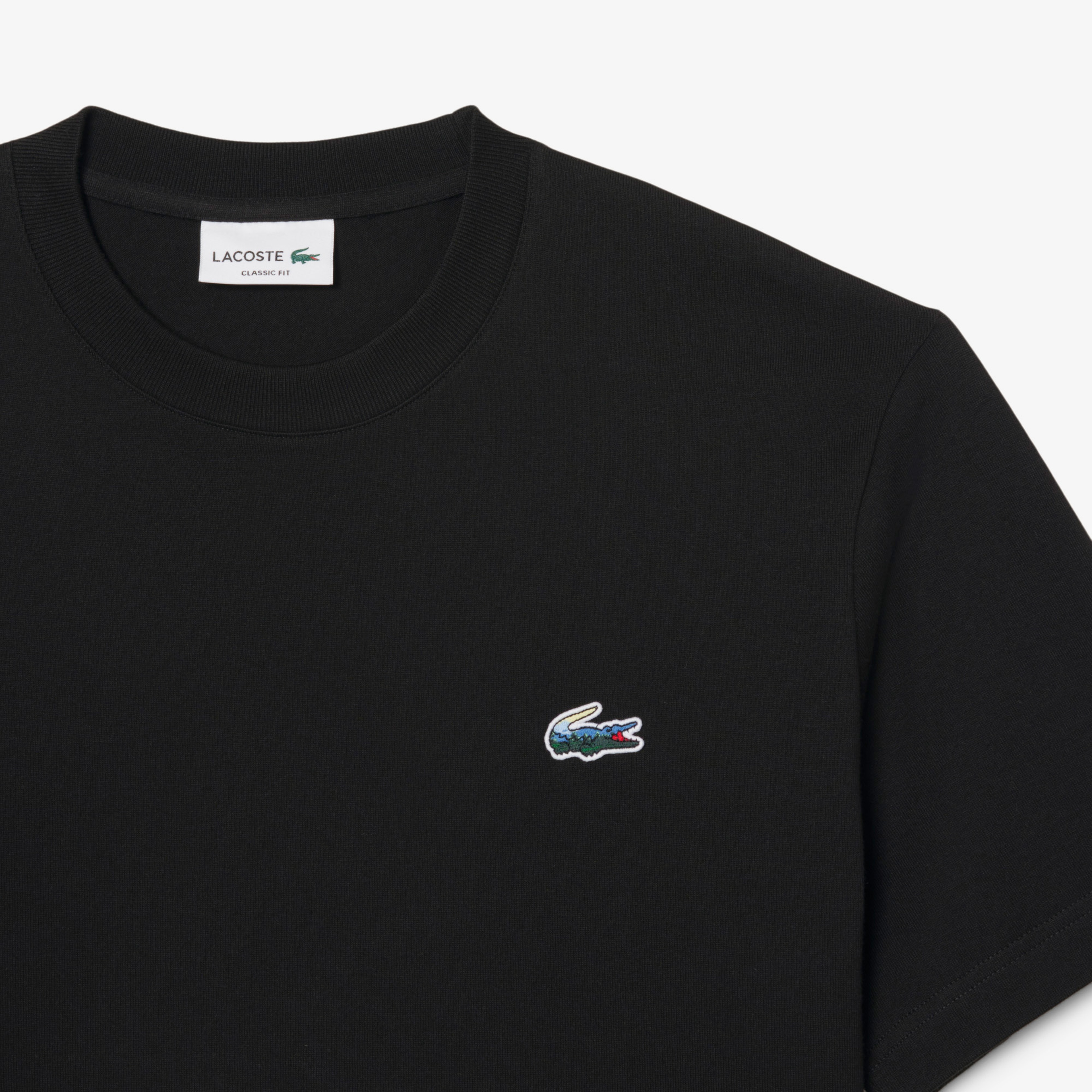 Erkek Classic Fit Bisiklet Yaka Siyah T-Shirt Erkek Classic Fit Bisiklet Yaka Siyah T-Shirt