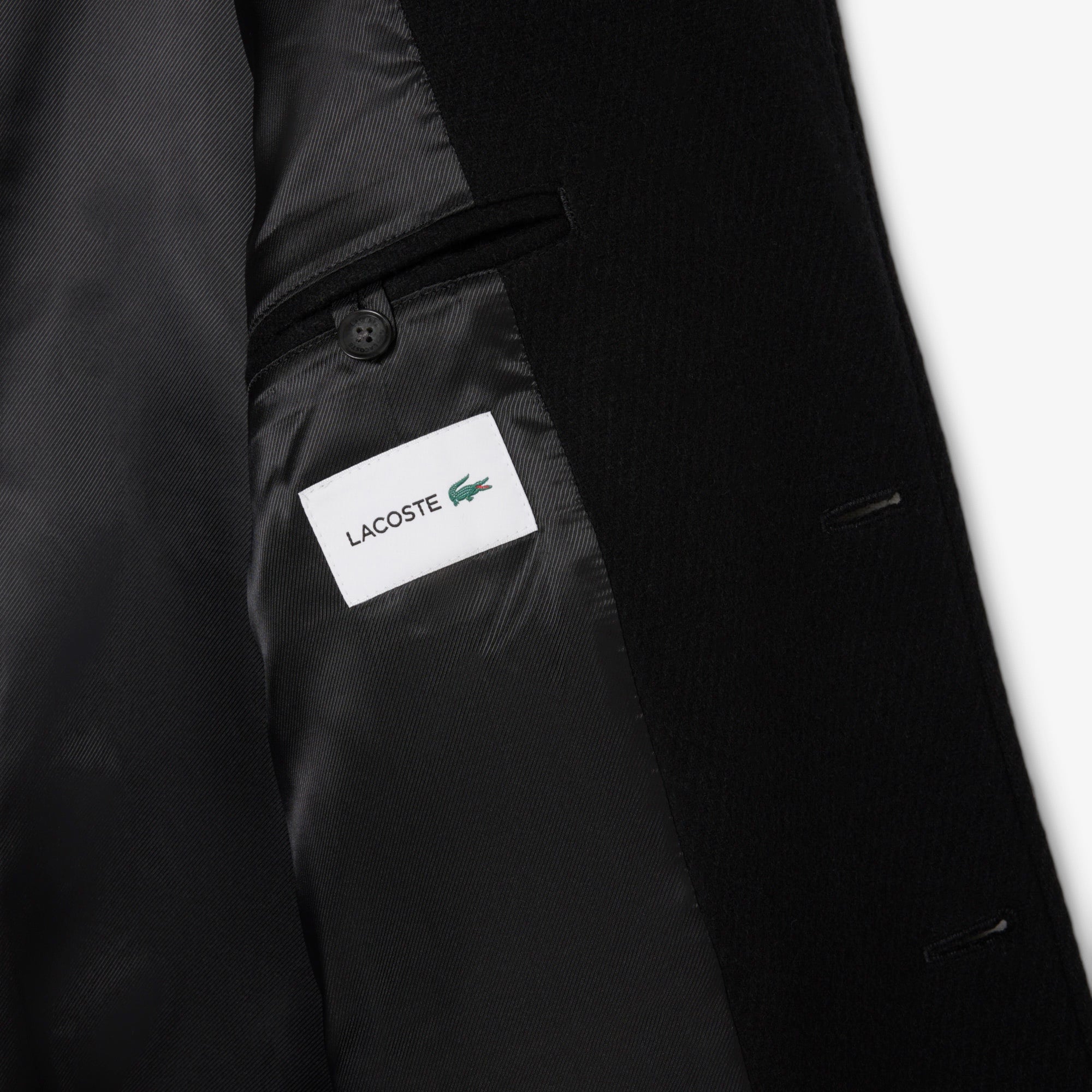 Erkek Classic Fit Siyah Kaban