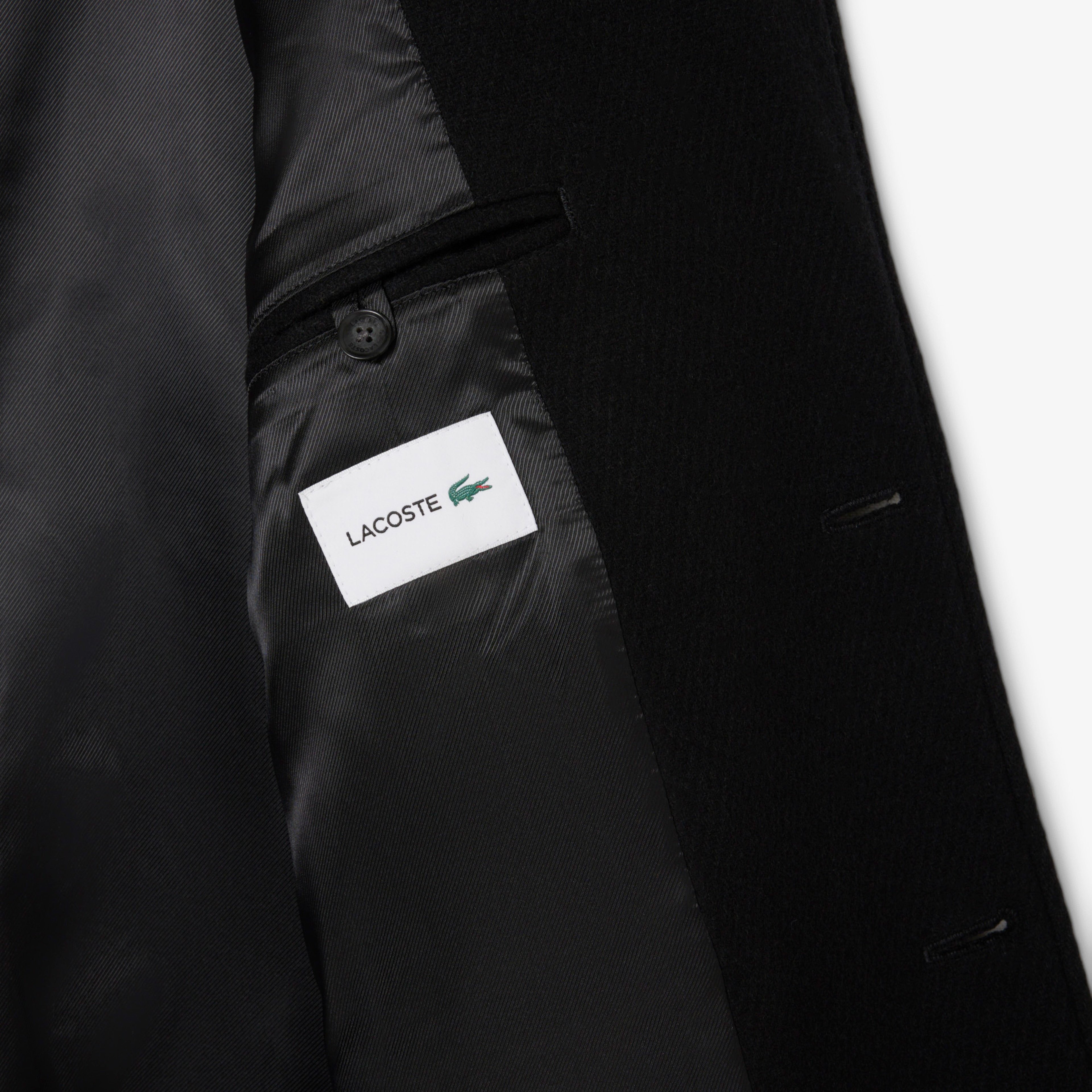 Erkek Classic Fit Siyah Kaban