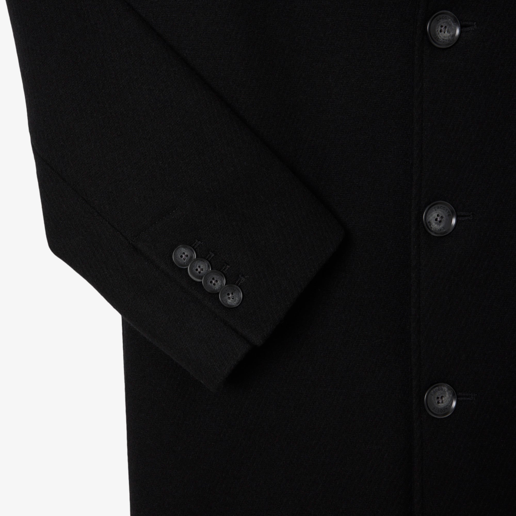 Erkek Classic Fit Siyah Kaban