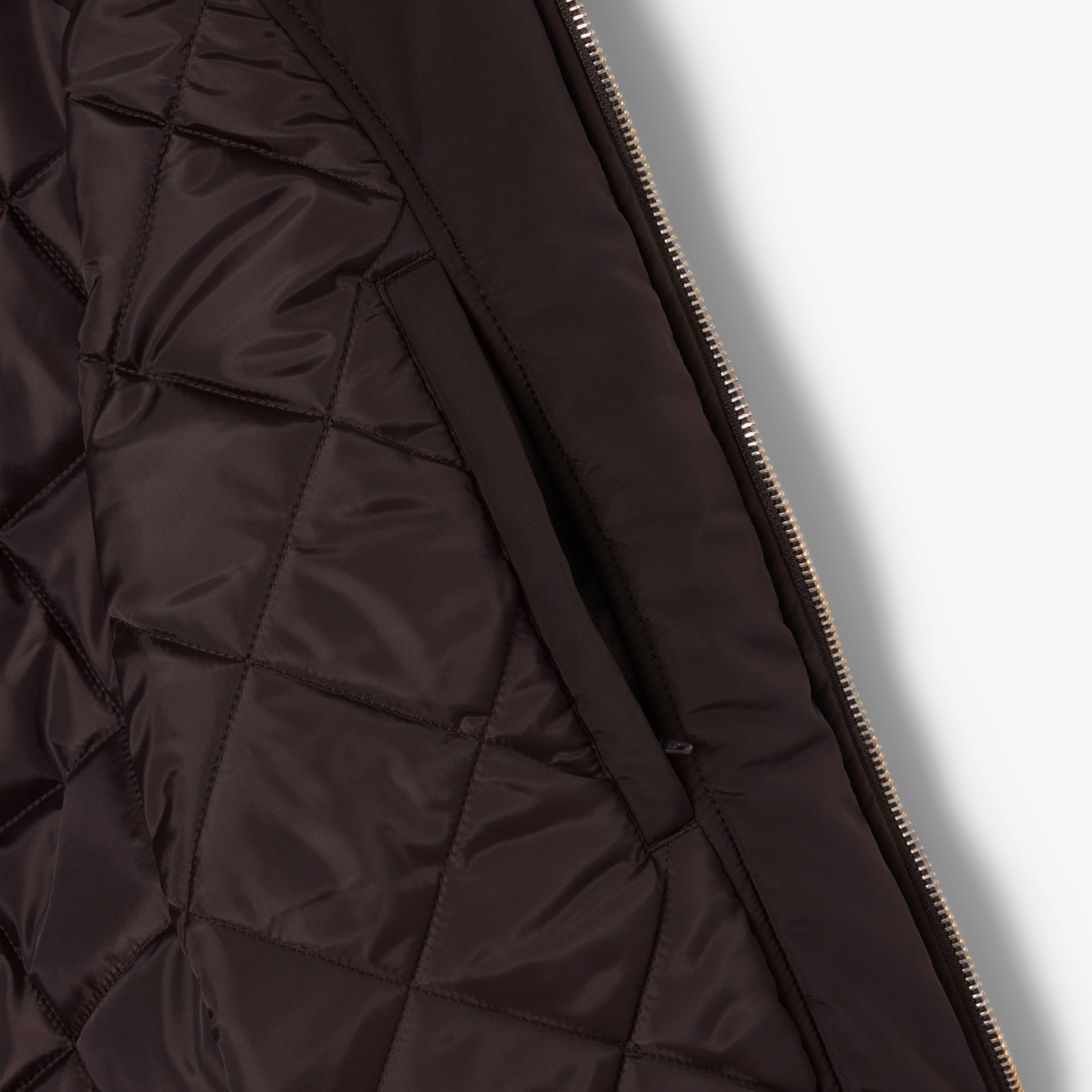 Erkek Classic Fit Kahverengi Bomber Ceket