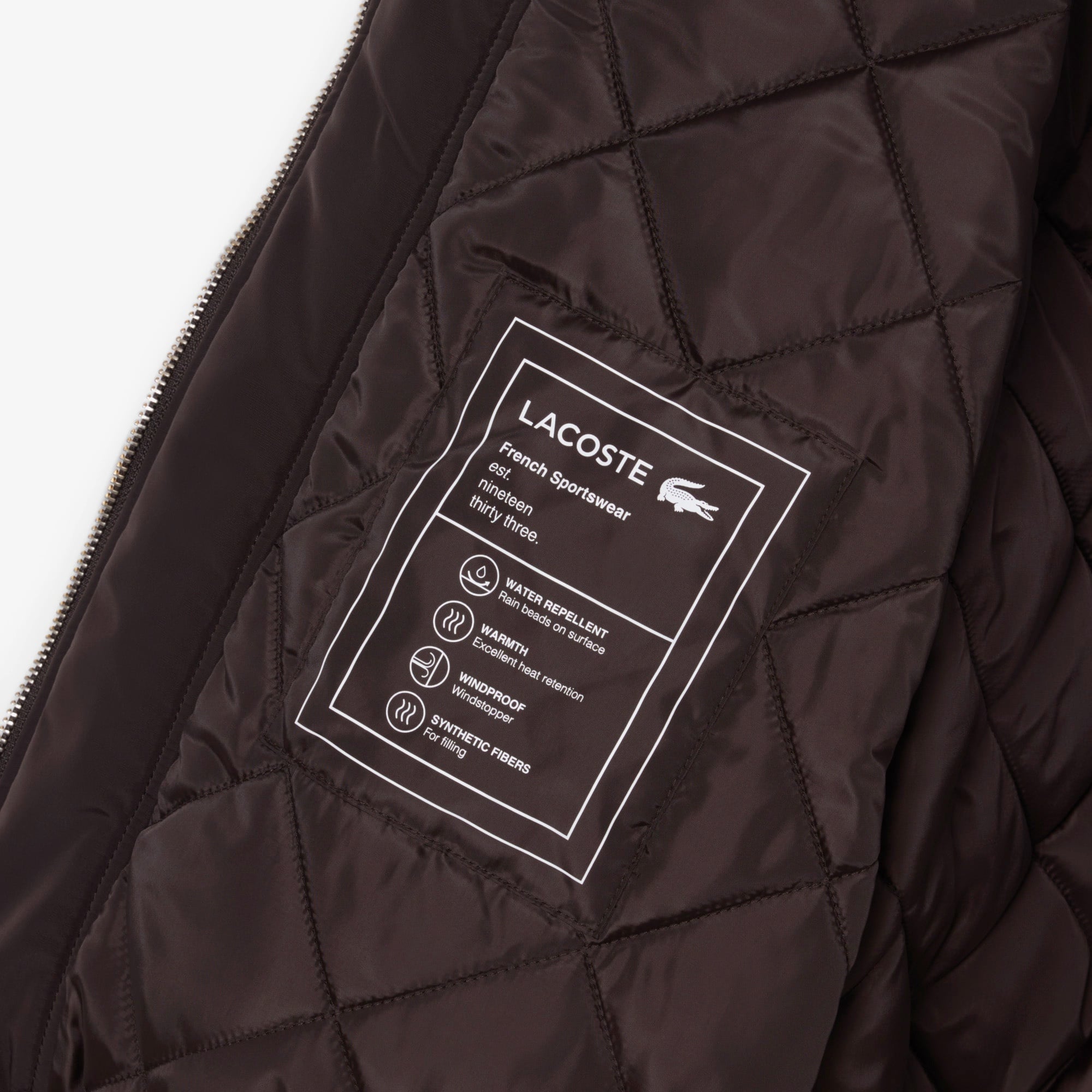 Erkek Classic Fit Kahverengi Bomber Ceket