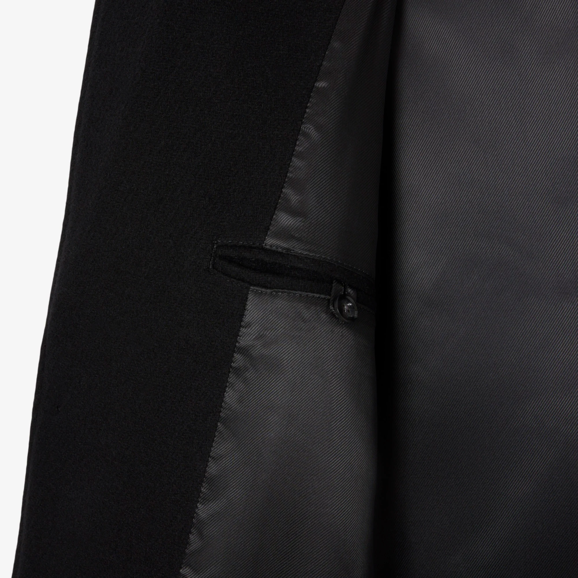 Erkek Classic Fit Siyah Kaban