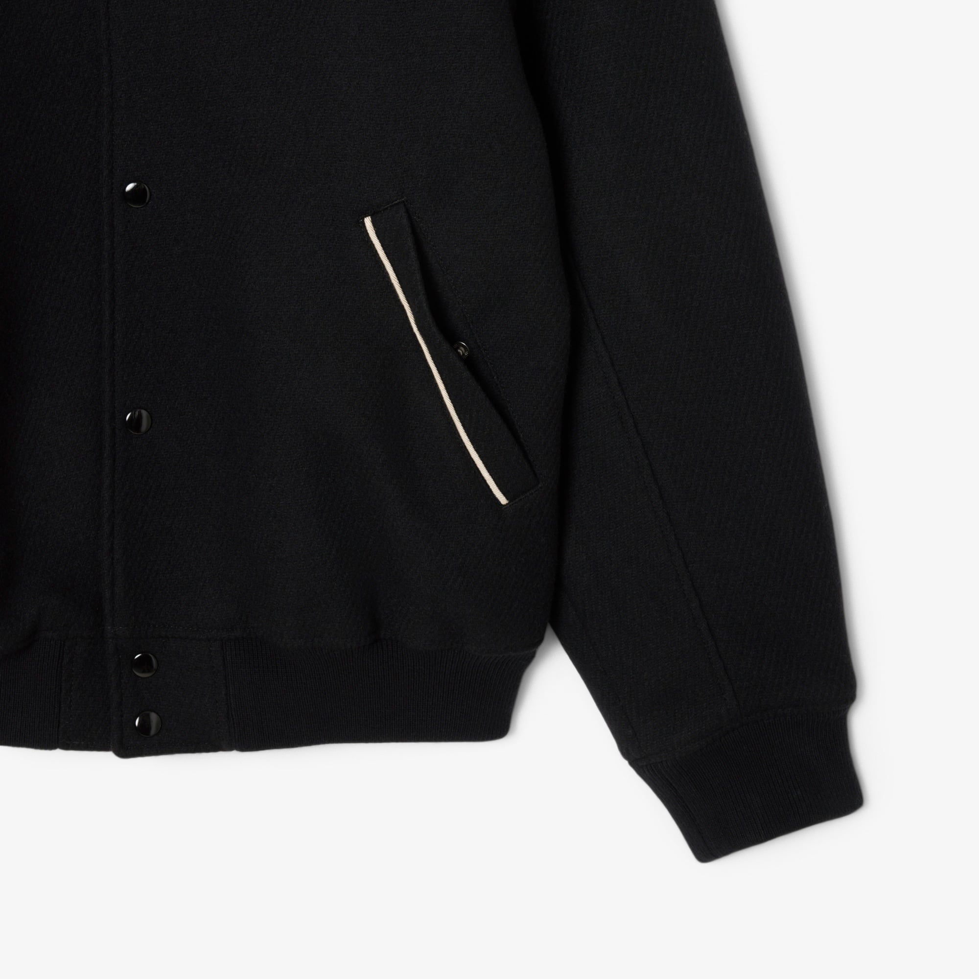 Erkek Classic Fit Gömlek Yaka Baskılı Siyah Ceket