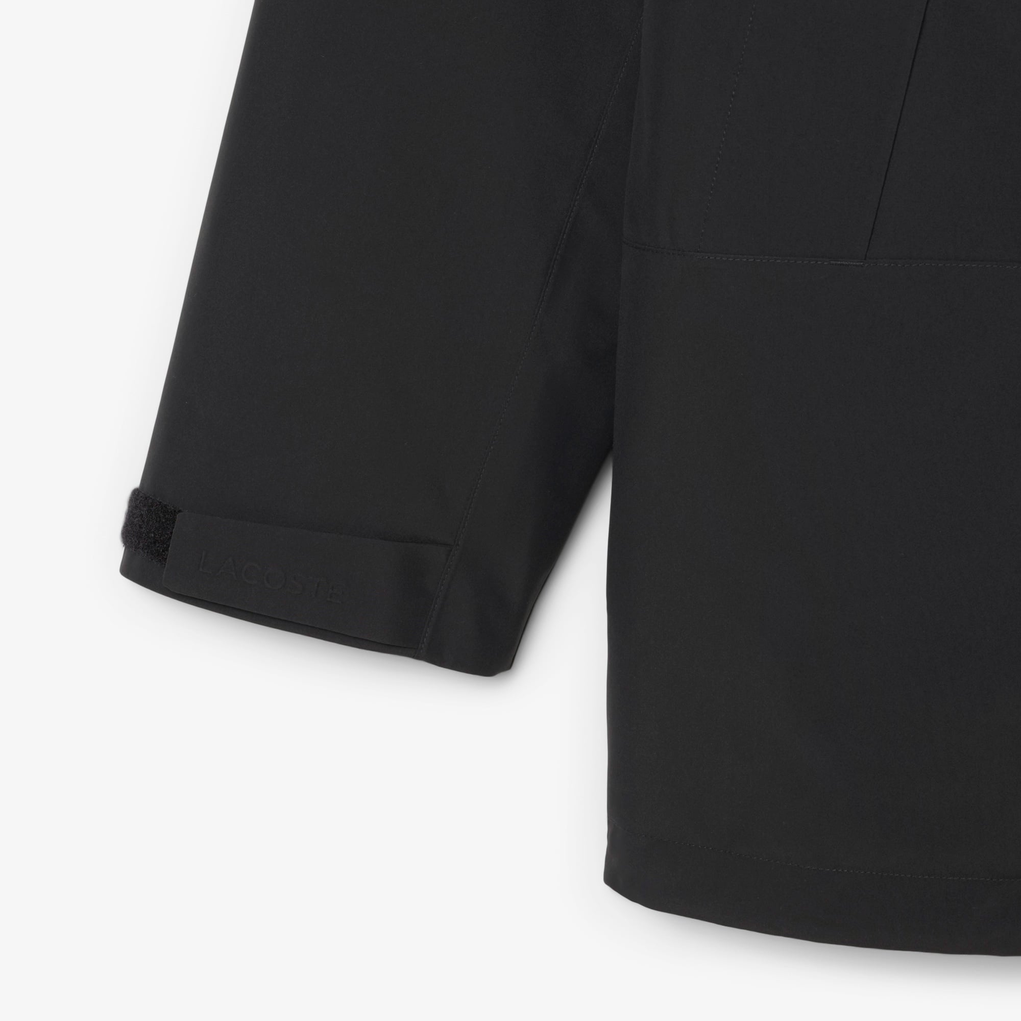 Erkek Classic Fit Kapüşonlu Siyah Mont