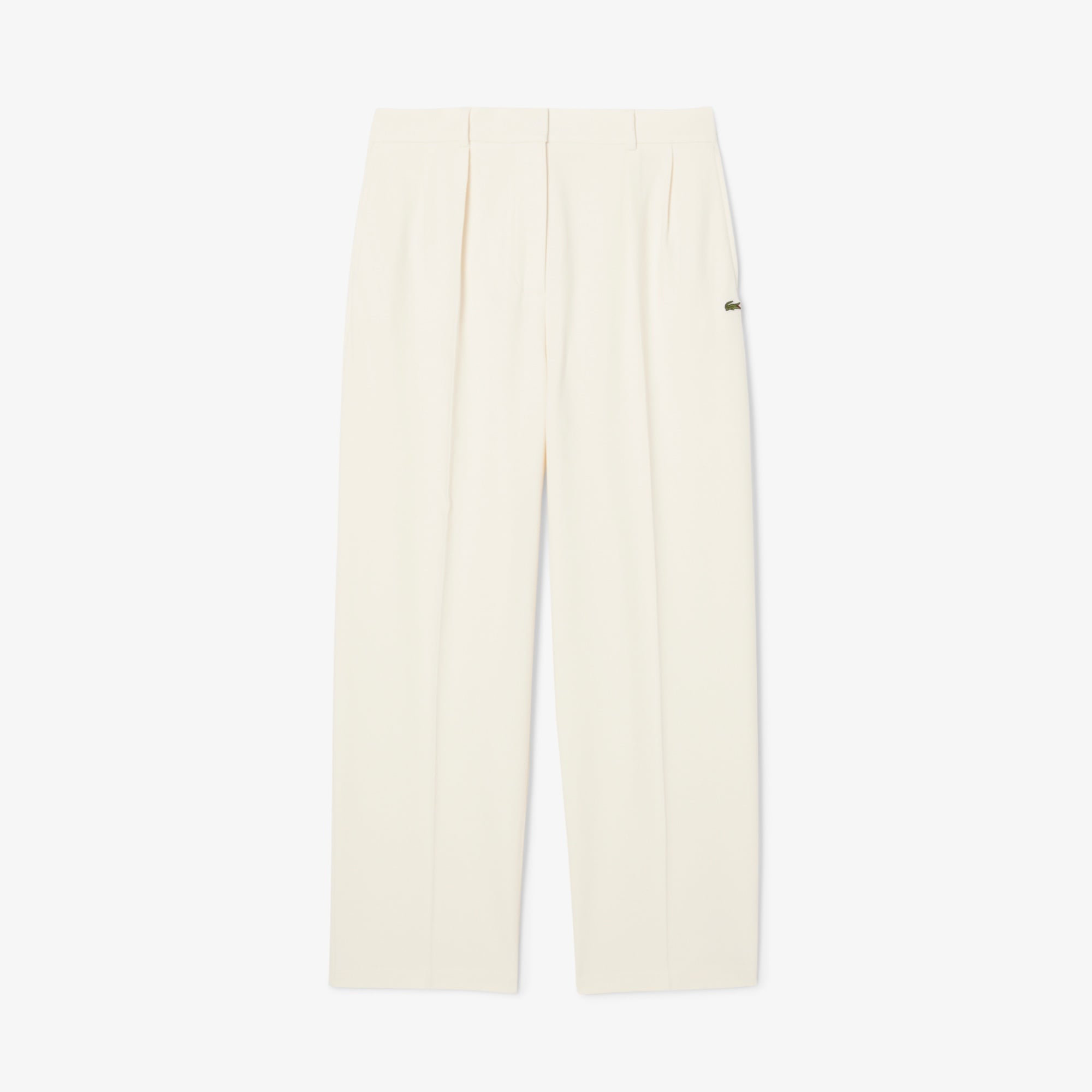 Kadın Oversize Fit Krem Pantolon