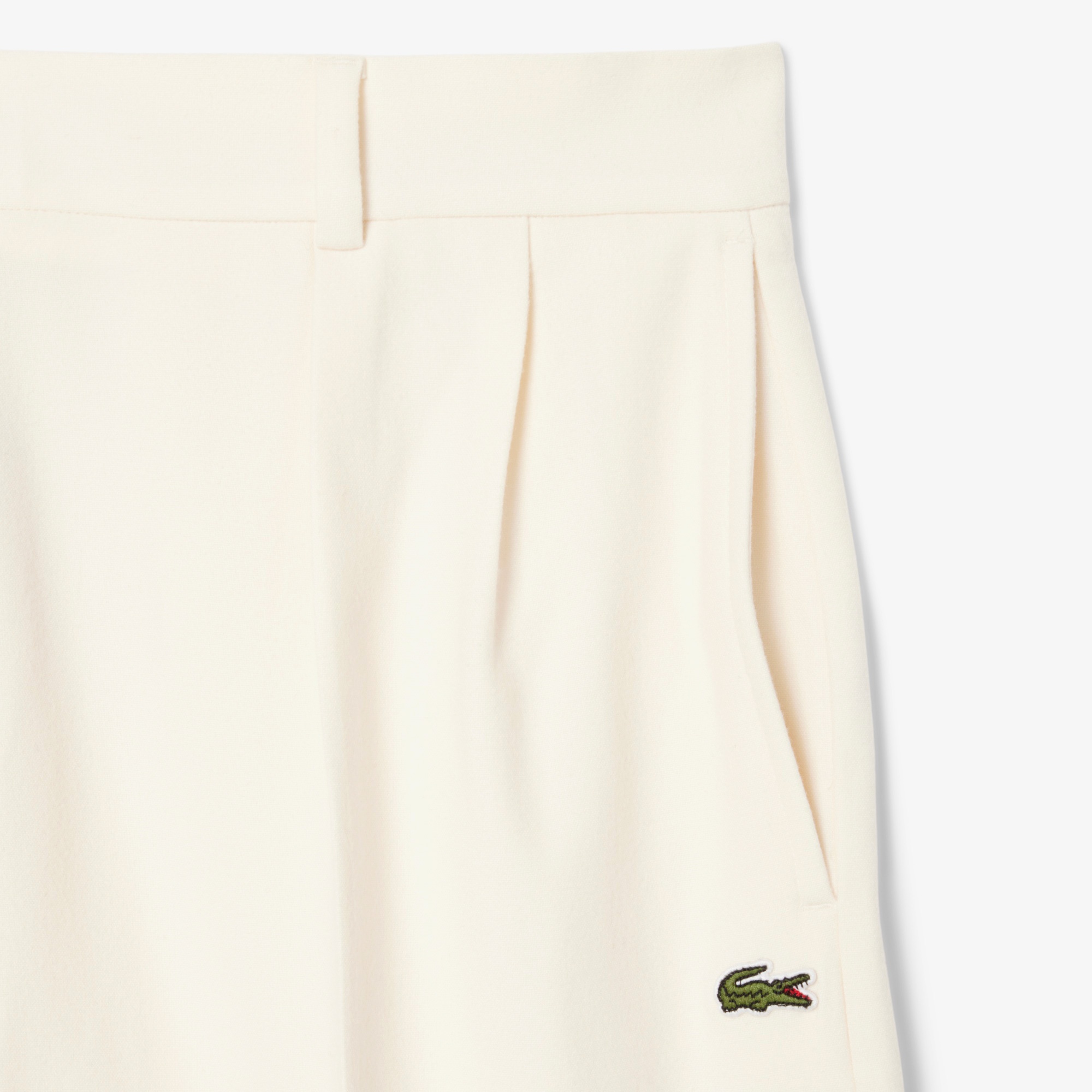 Kadın Oversize Fit Krem Pantolon