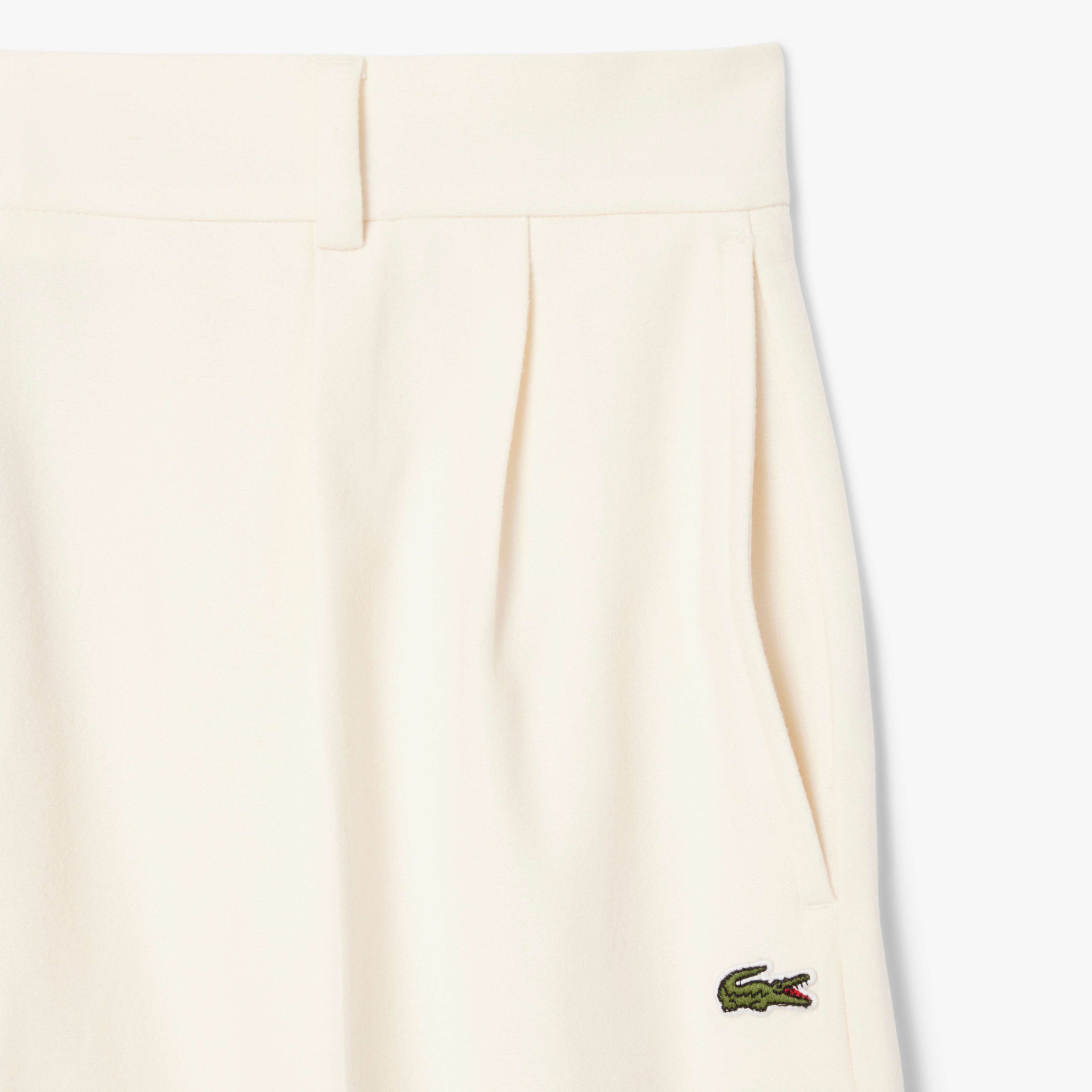 Kadın Oversize Fit Krem Pantolon