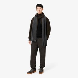Unisex Yün Gri Atkı Gri