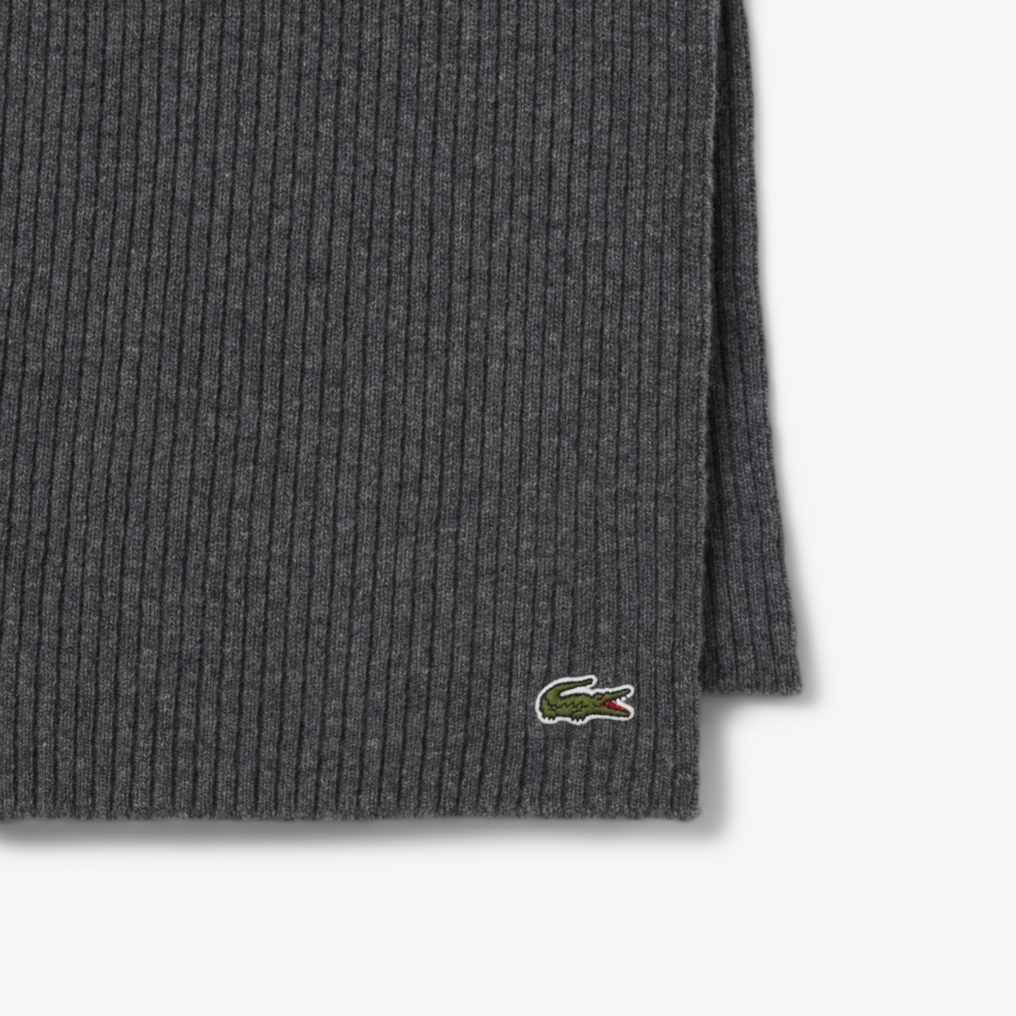 Unisex Yün Gri Atkı
