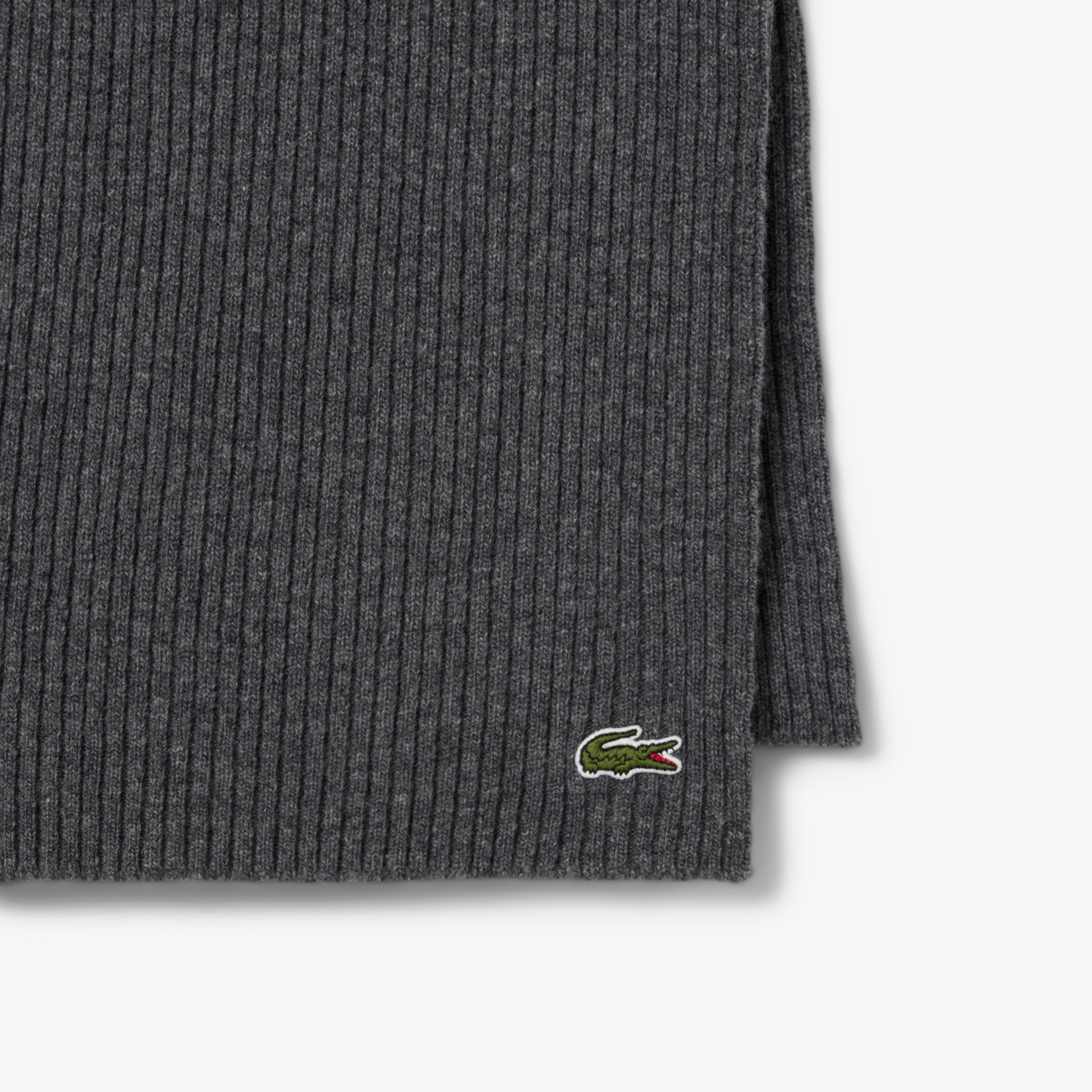 Unisex Yün Gri Atkı
