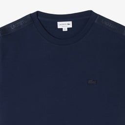 Erkek Oversize Fit Bisiklet Yaka Lacivert T-Shirt Lacivert