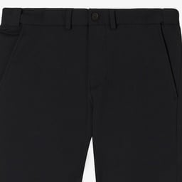 Erkek Slim Fit Siyah Chino Pantolon Siyah