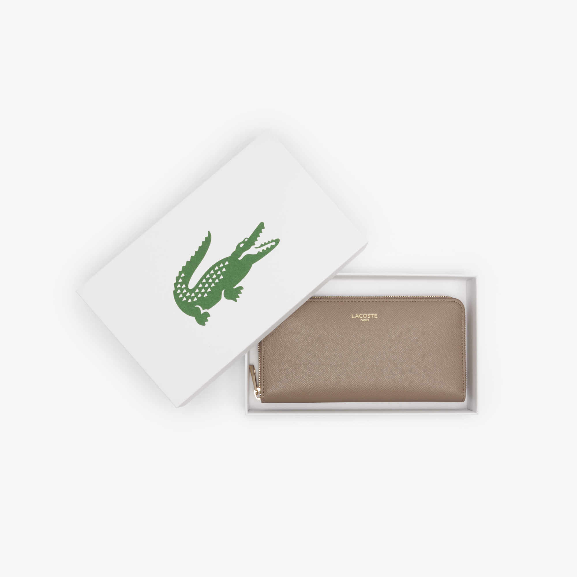 Lacoste Kadın Deri Bej Cüzdan görsel 4