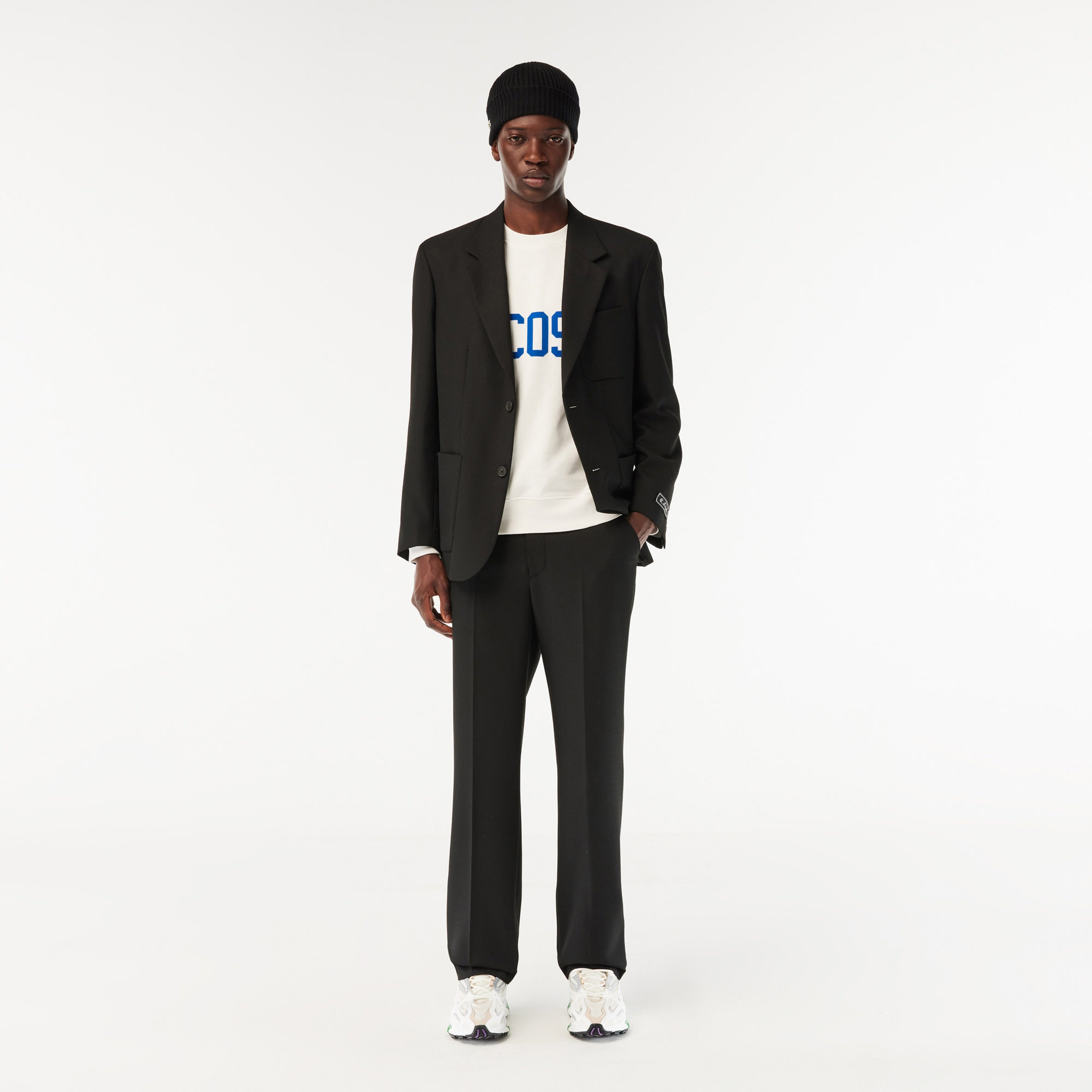 Unisex Yün Siyah Bere