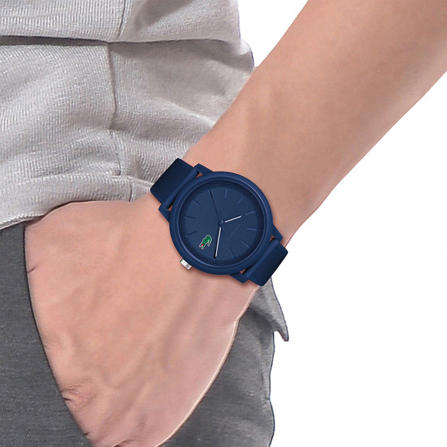 Lacoste L.12.12 Unisex Mavi Saat görsel 4