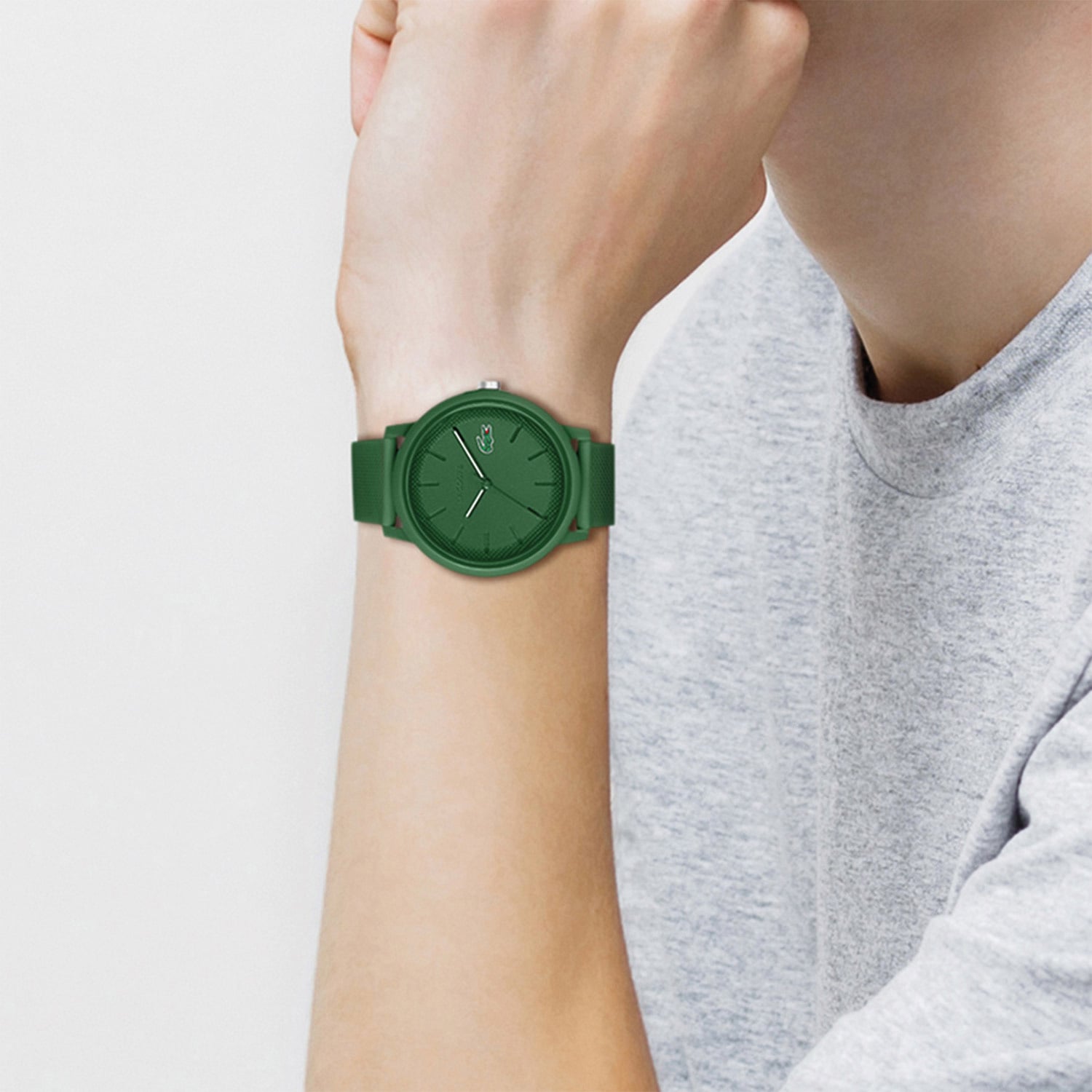 Lacoste L.12.12 Unisex Yeşil Saat görsel 4
