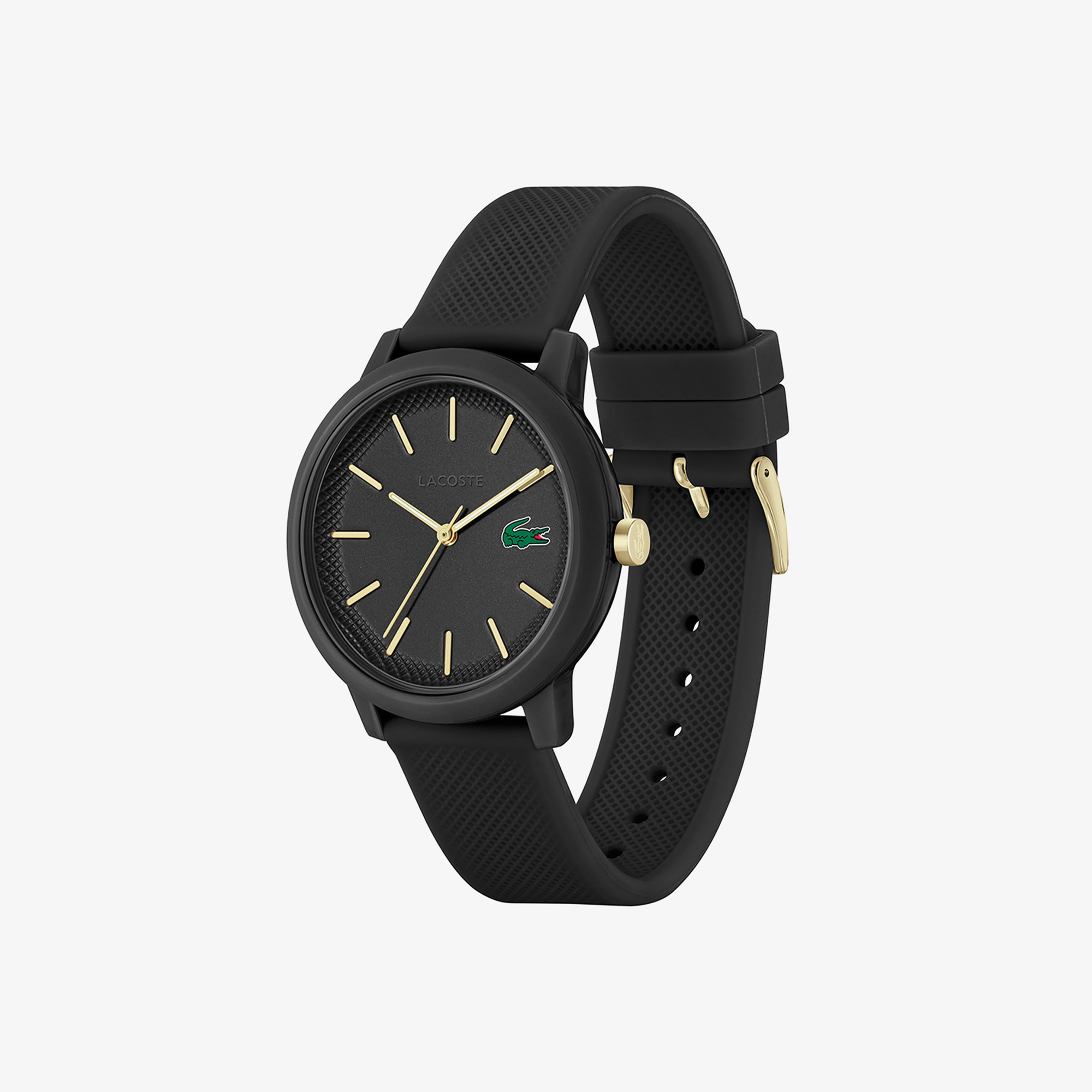 Lacoste L.12.12 Unisex Siyah Saat görsel 2