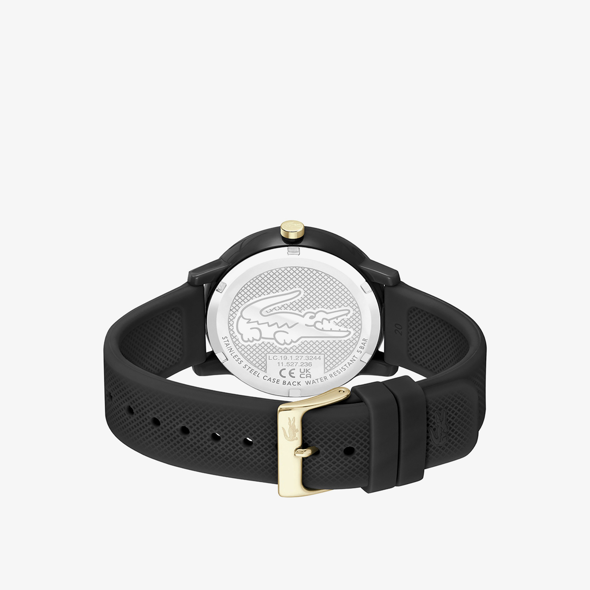 Lacoste L.12.12 Unisex Siyah Saat görsel 3