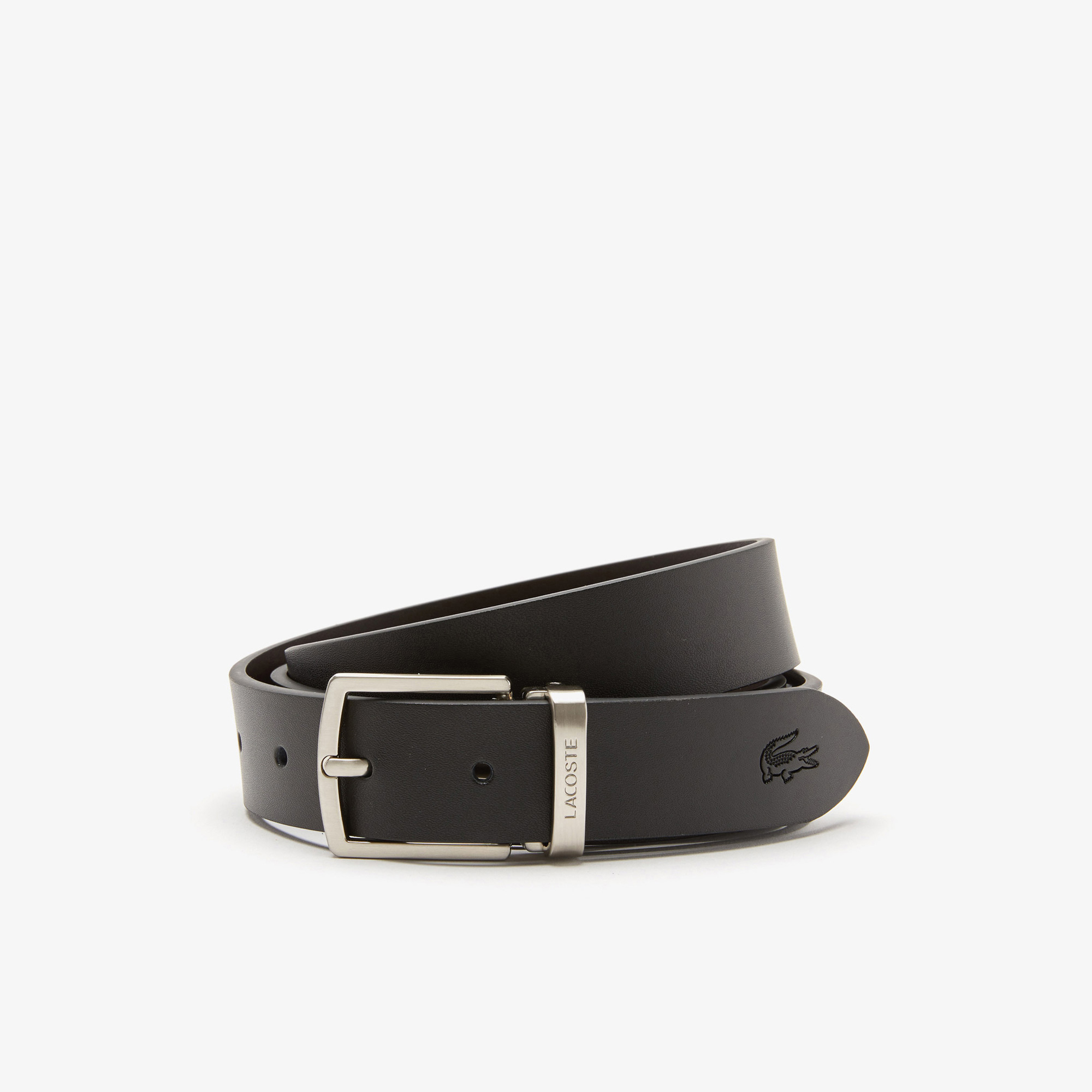 Lacoste Elegance Erkek Deri Siyah Kemer görsel 4