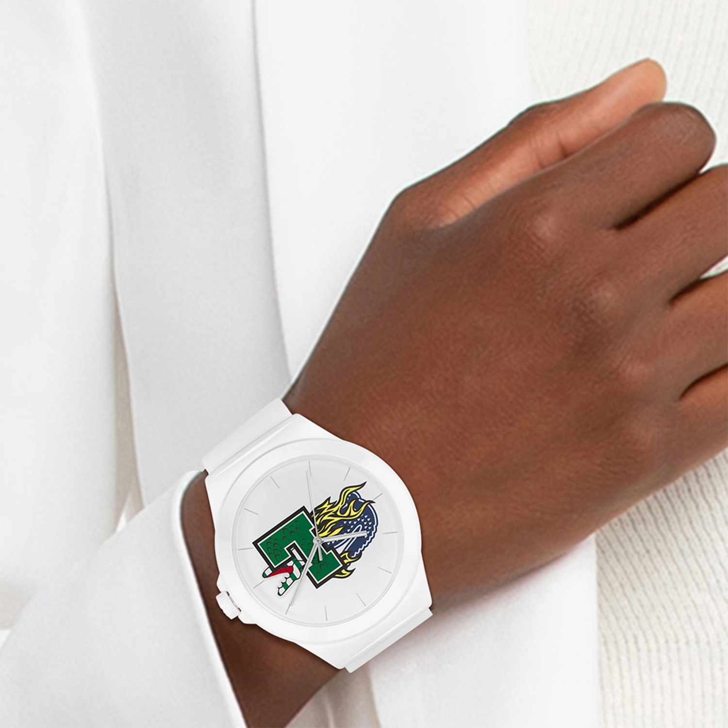 Lacoste Neocroc Erkek Beyaz Saat