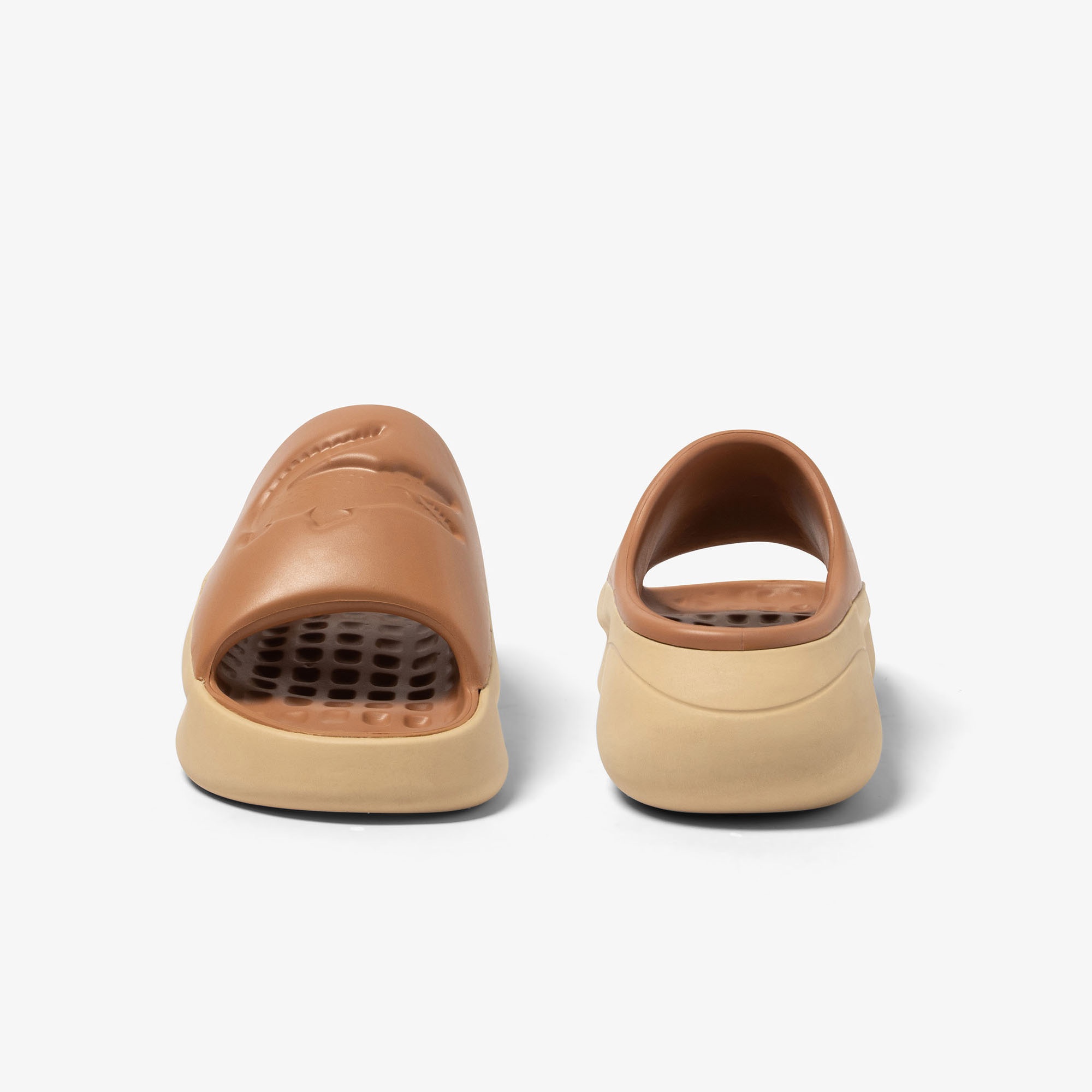 Lacoste Serve Slide 3.0 Kadın Kahverengi Terlik