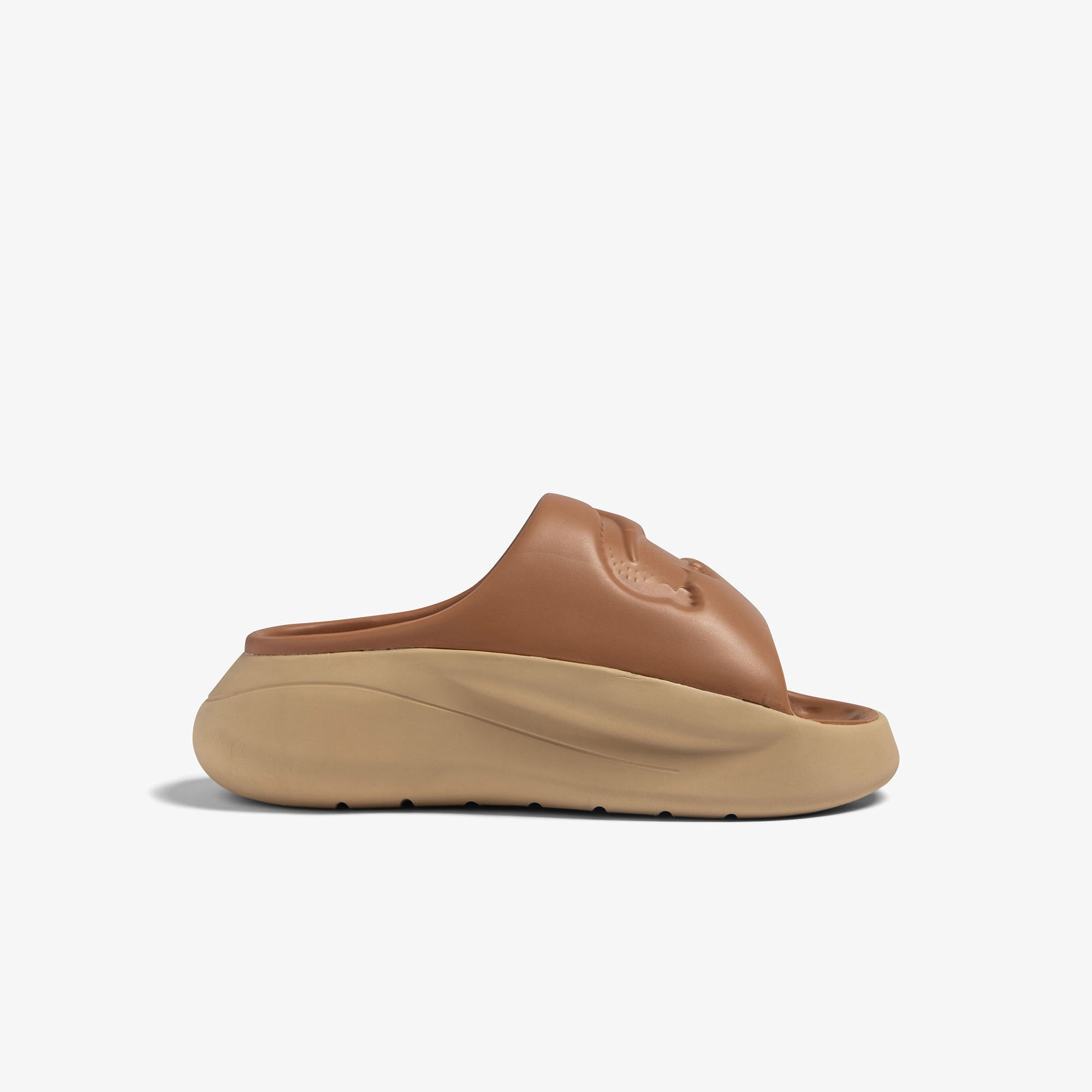 Lacoste Serve Slide 3.0 Kadın Kahverengi Terlik
