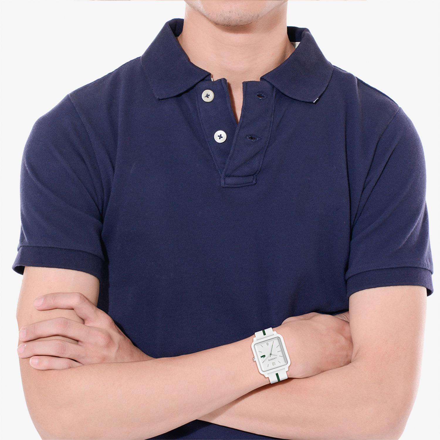 Lacoste Erkek Beyaz Saat görsel 4