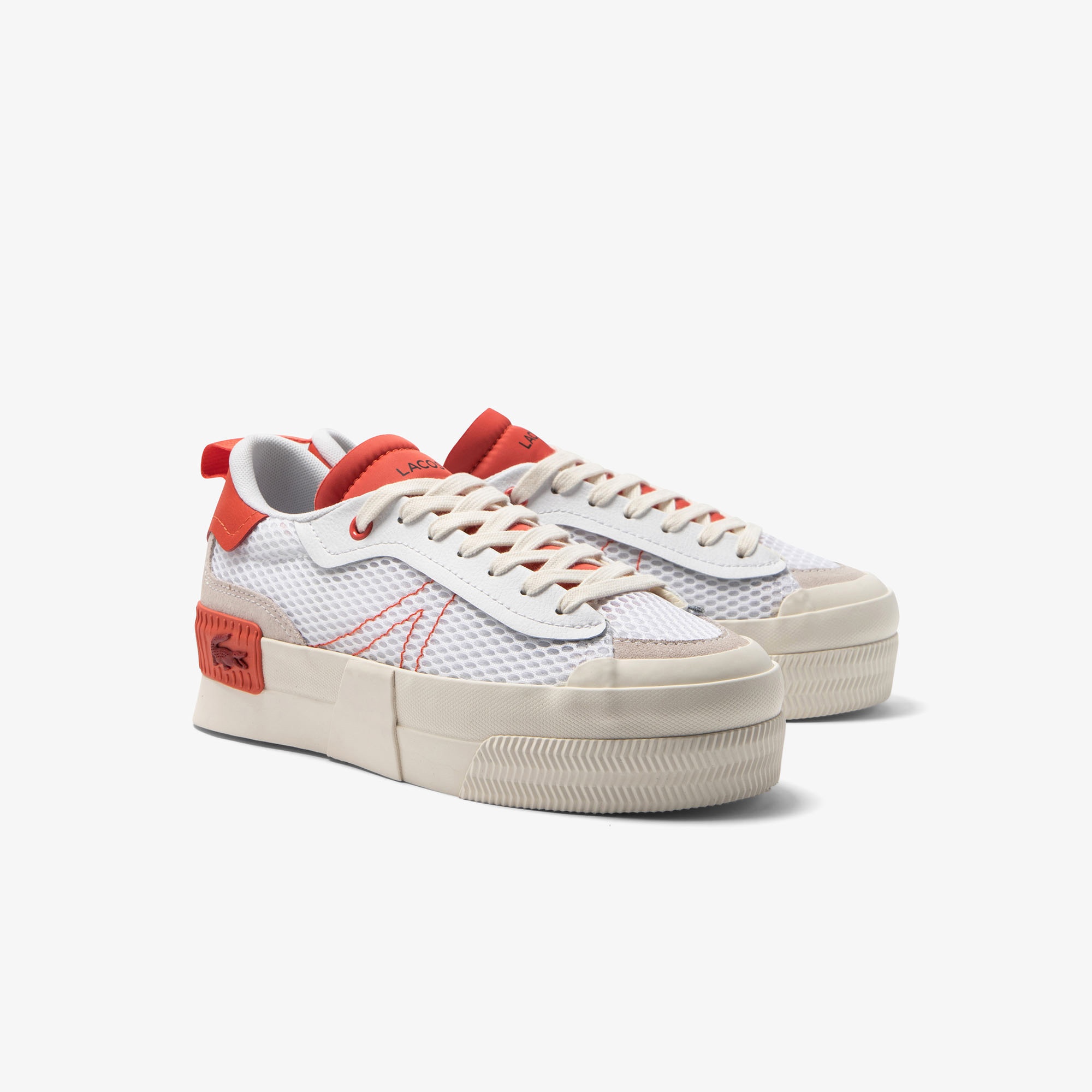 Lacoste L004 Platform Kadın Beyaz Sneaker