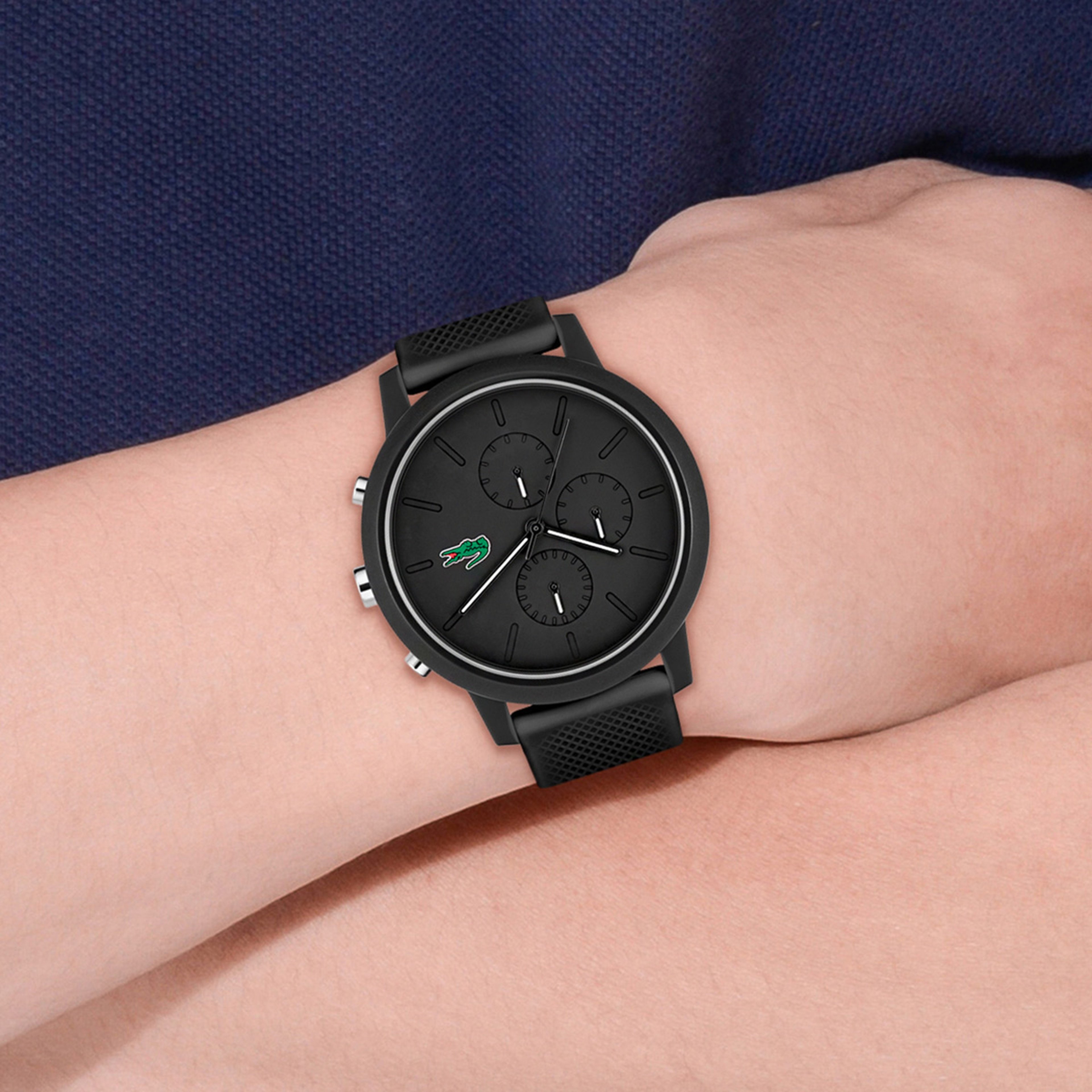 L.12.12 Erkek Siyah Saat