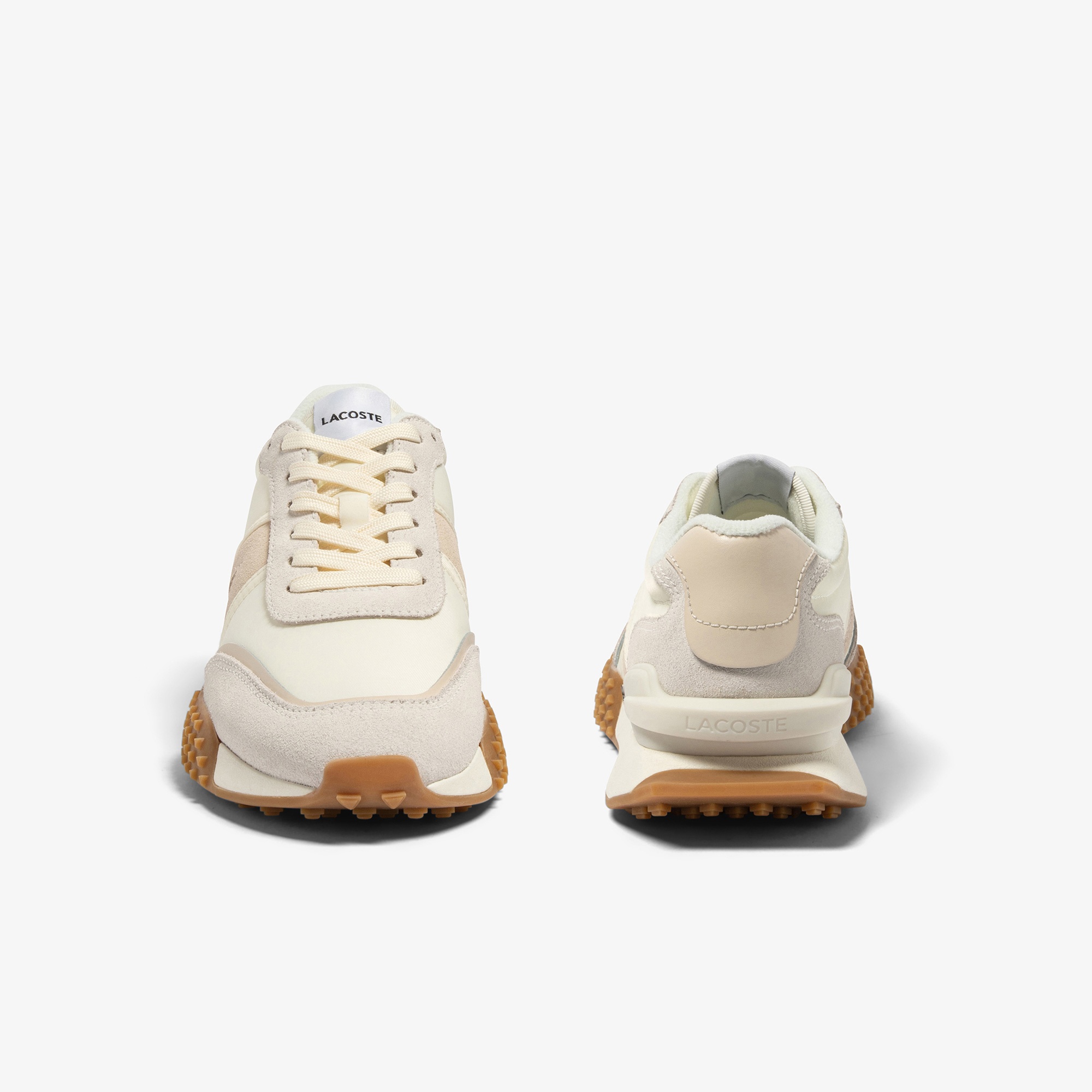 Lacoste L-Spin Deluxe Kadın Bej Sneaker