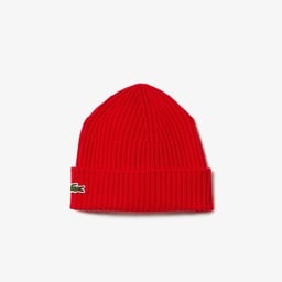 Unisex Yün Kırmızı Bere Kırmızı