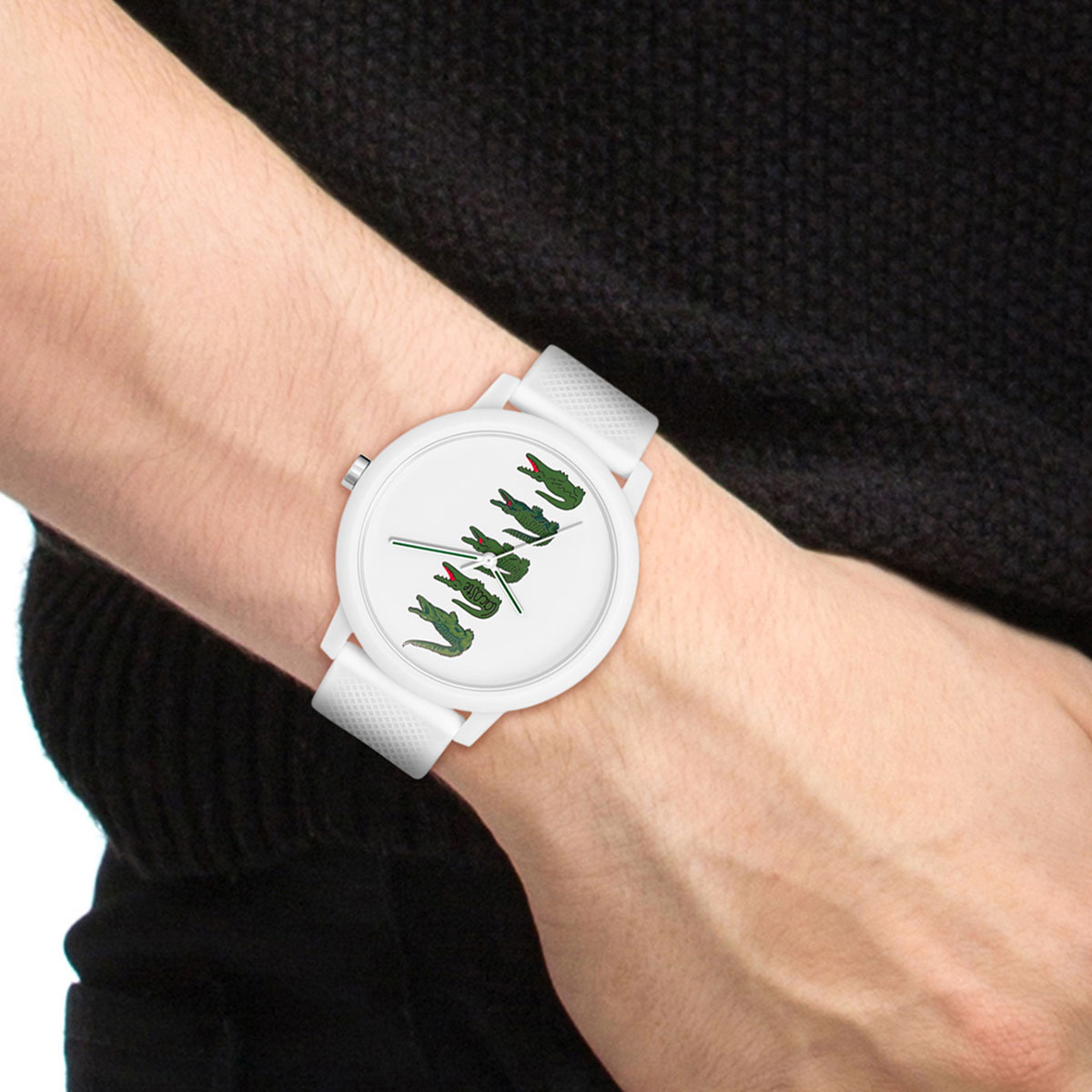 Lacoste L.12.12 Erkek Beyaz Saat görsel 4