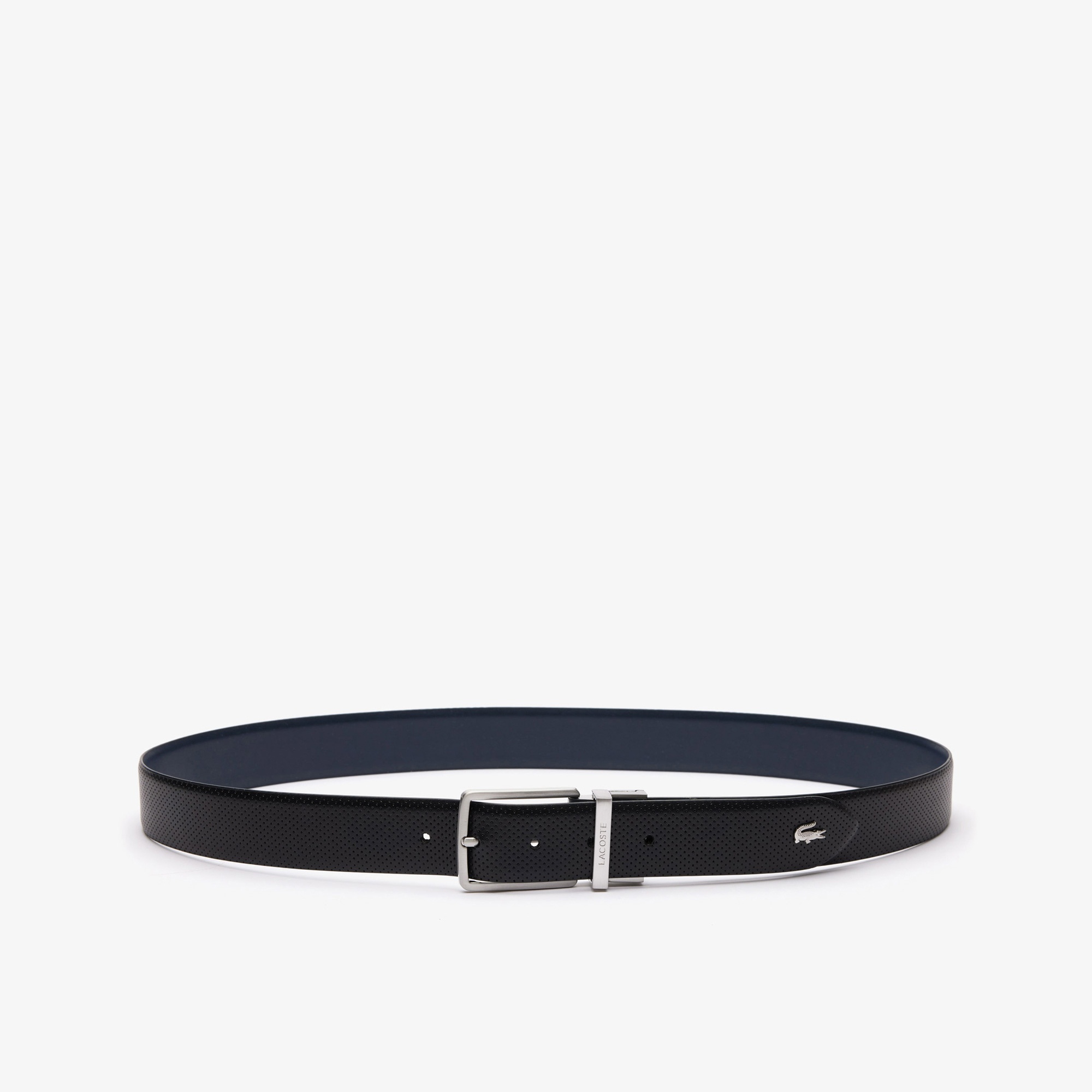 Elegance Erkek Çift Taraflı Deri Siyah Kemer