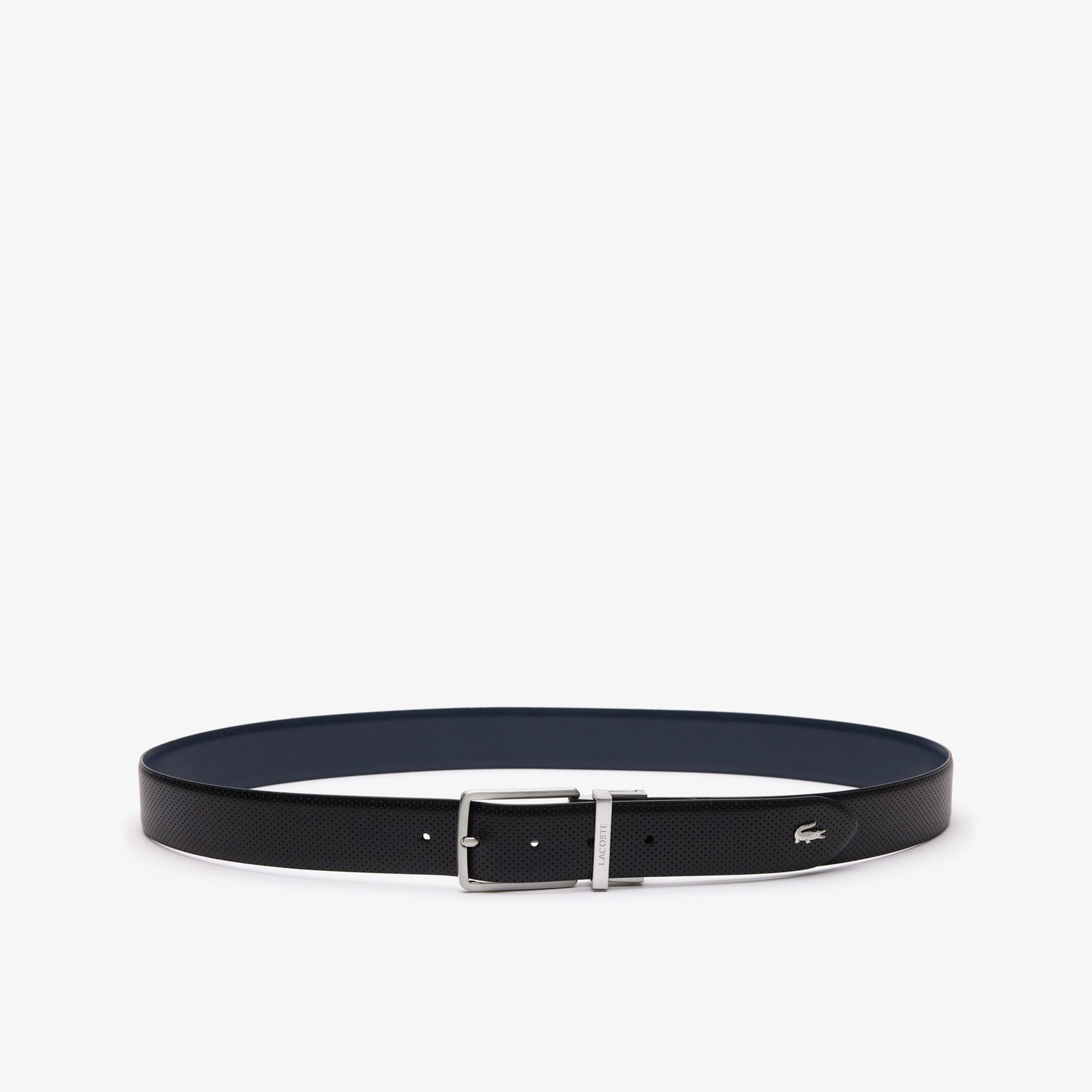 Elegance Erkek Çift Taraflı Deri Siyah Kemer