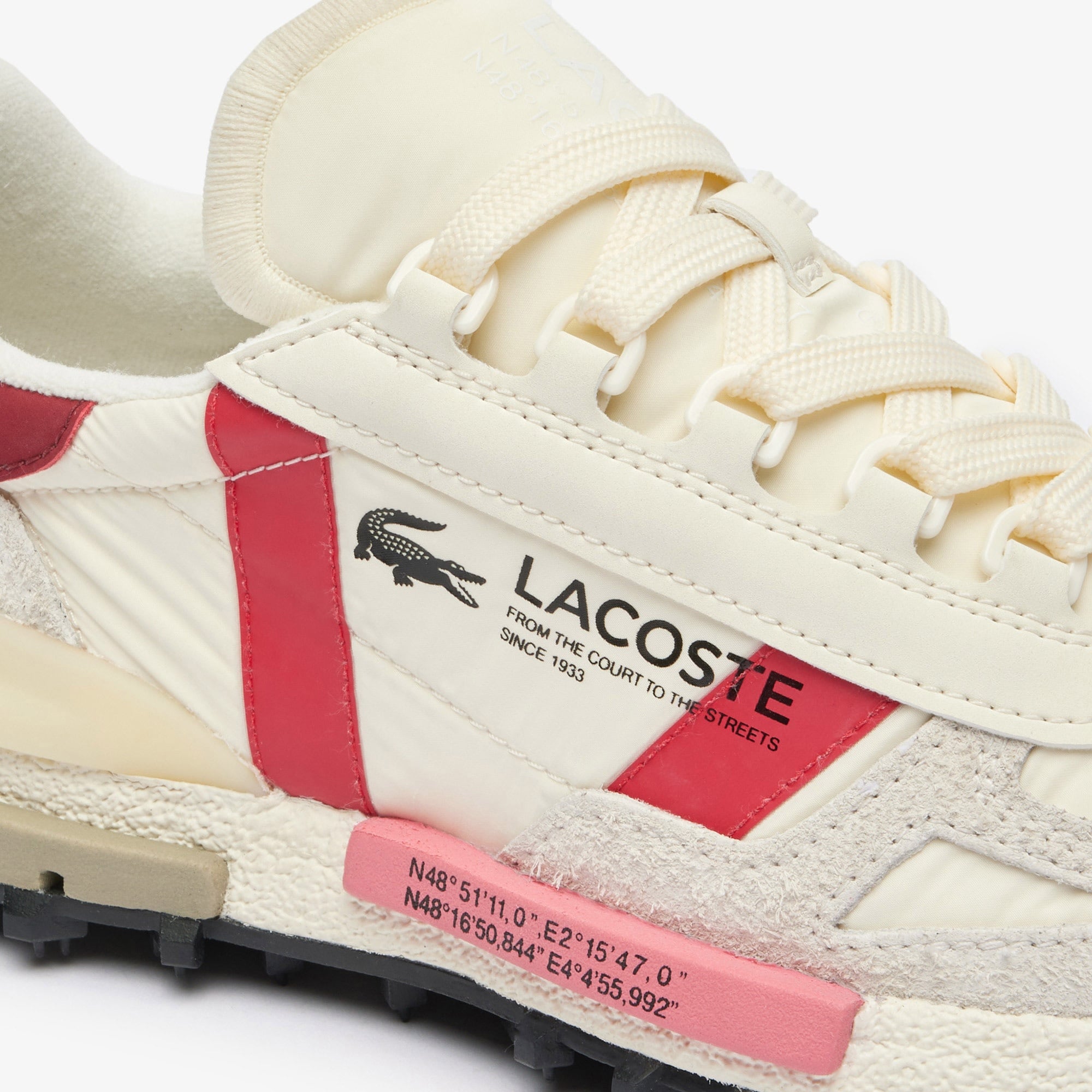 Lacoste Elite Active Kadın Bej Sneaker