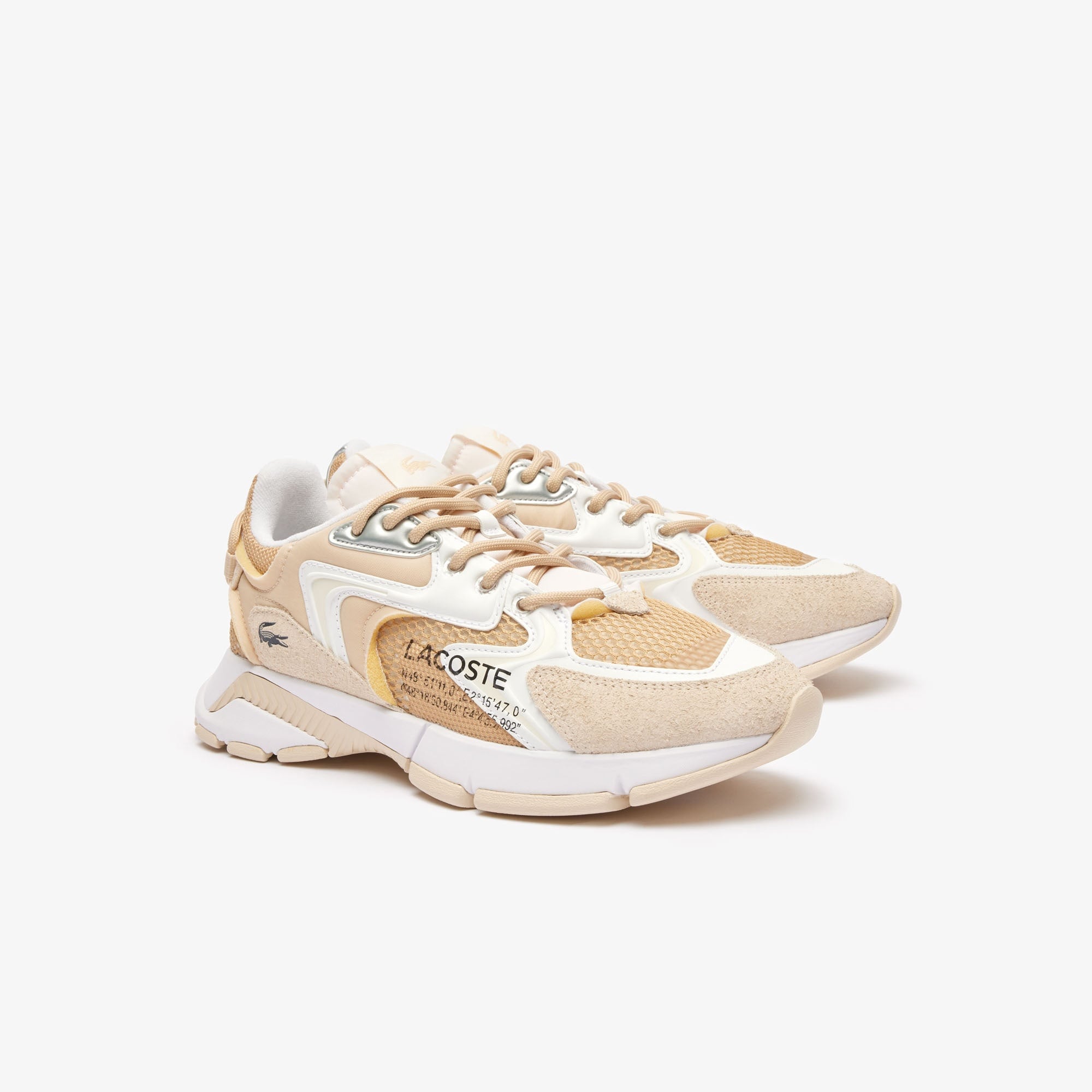 Lacoste L003 Neo Erkek Bej Sneaker