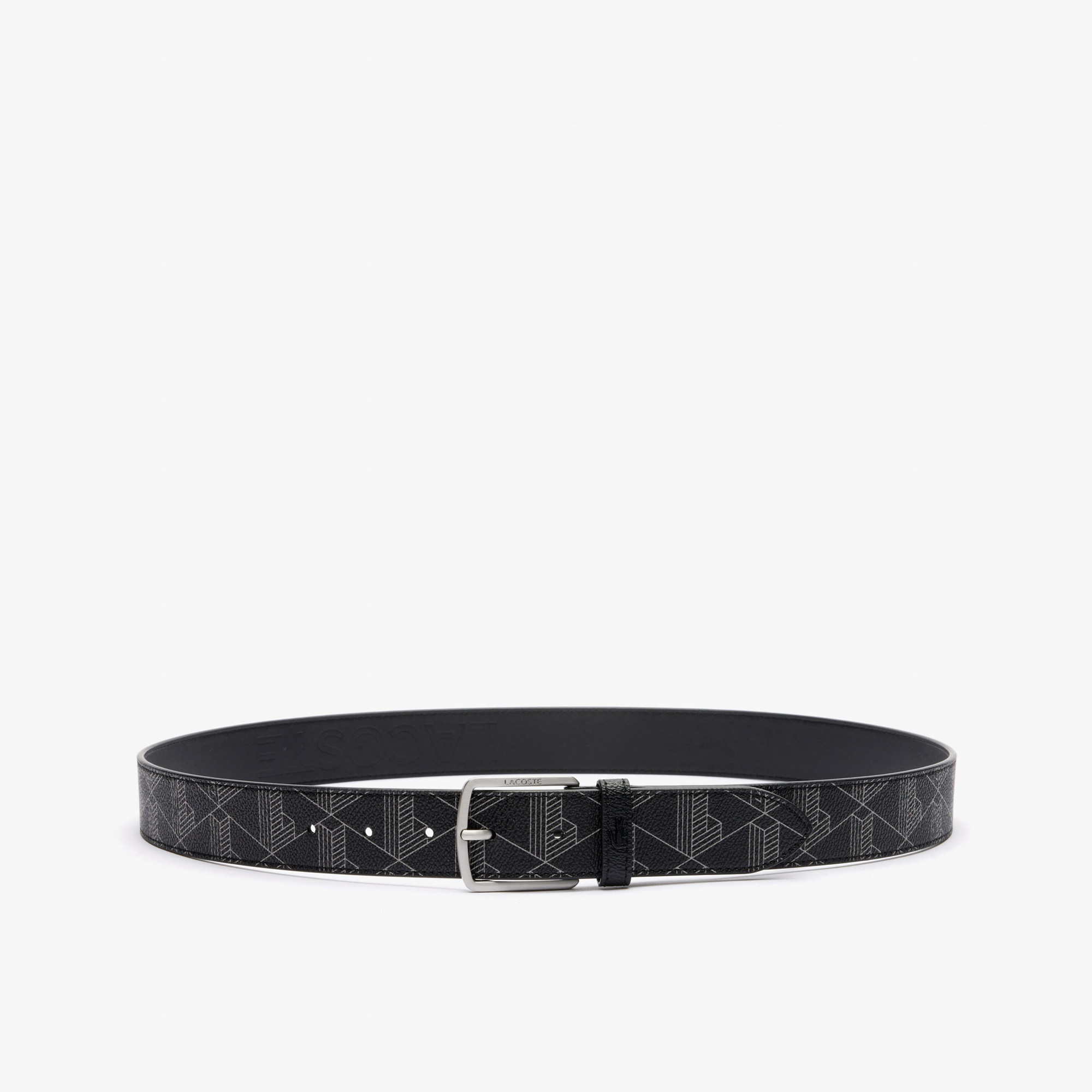 Lacoste The Blend Erkek Monogram Siyah Kemer görsel 4