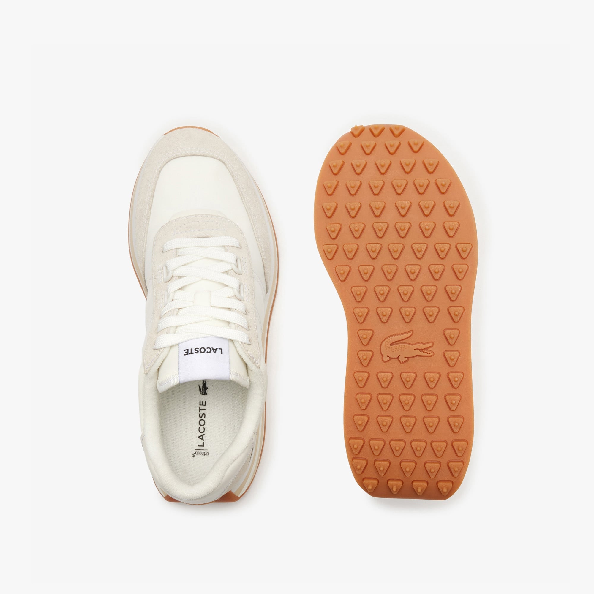 Lacoste L-Spin Kadın Bej Sneaker