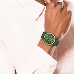 Erkek Yeşil Saat Yeşil