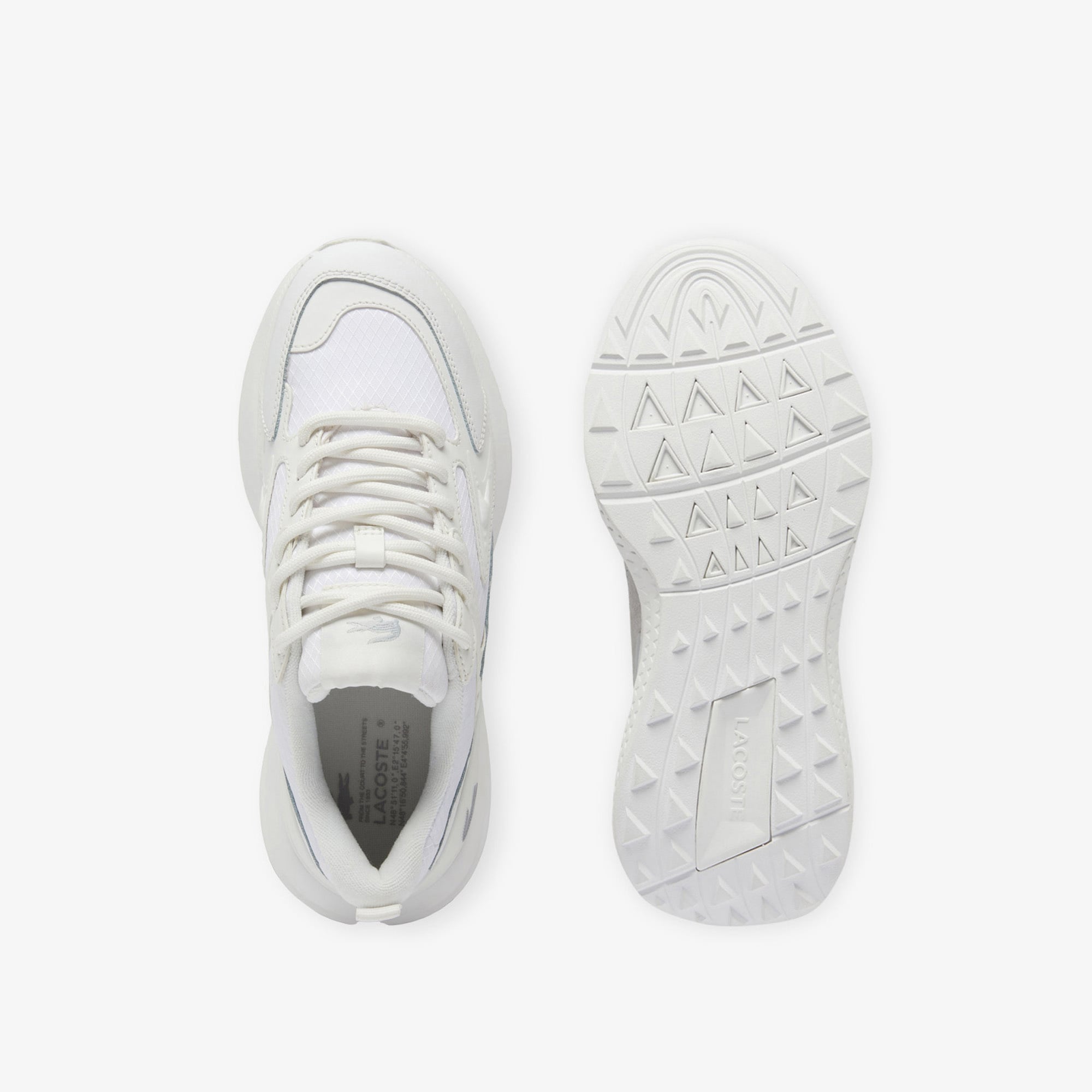 Lacoste L003 Evo Kadın Beyaz Sneaker görsel 5