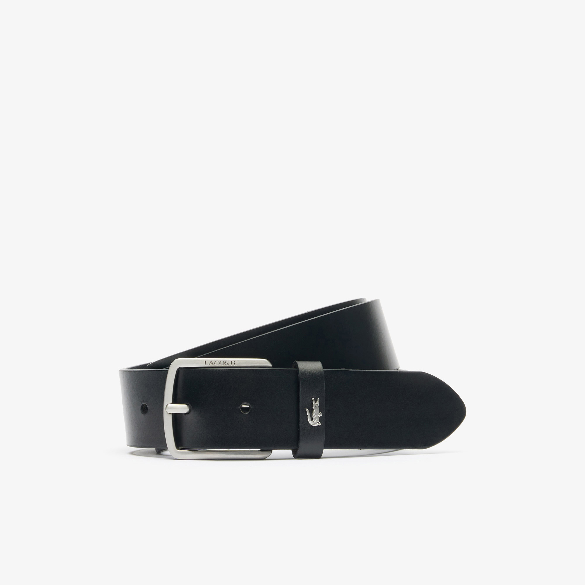 Lacoste Erkek Deri Siyah Kemer