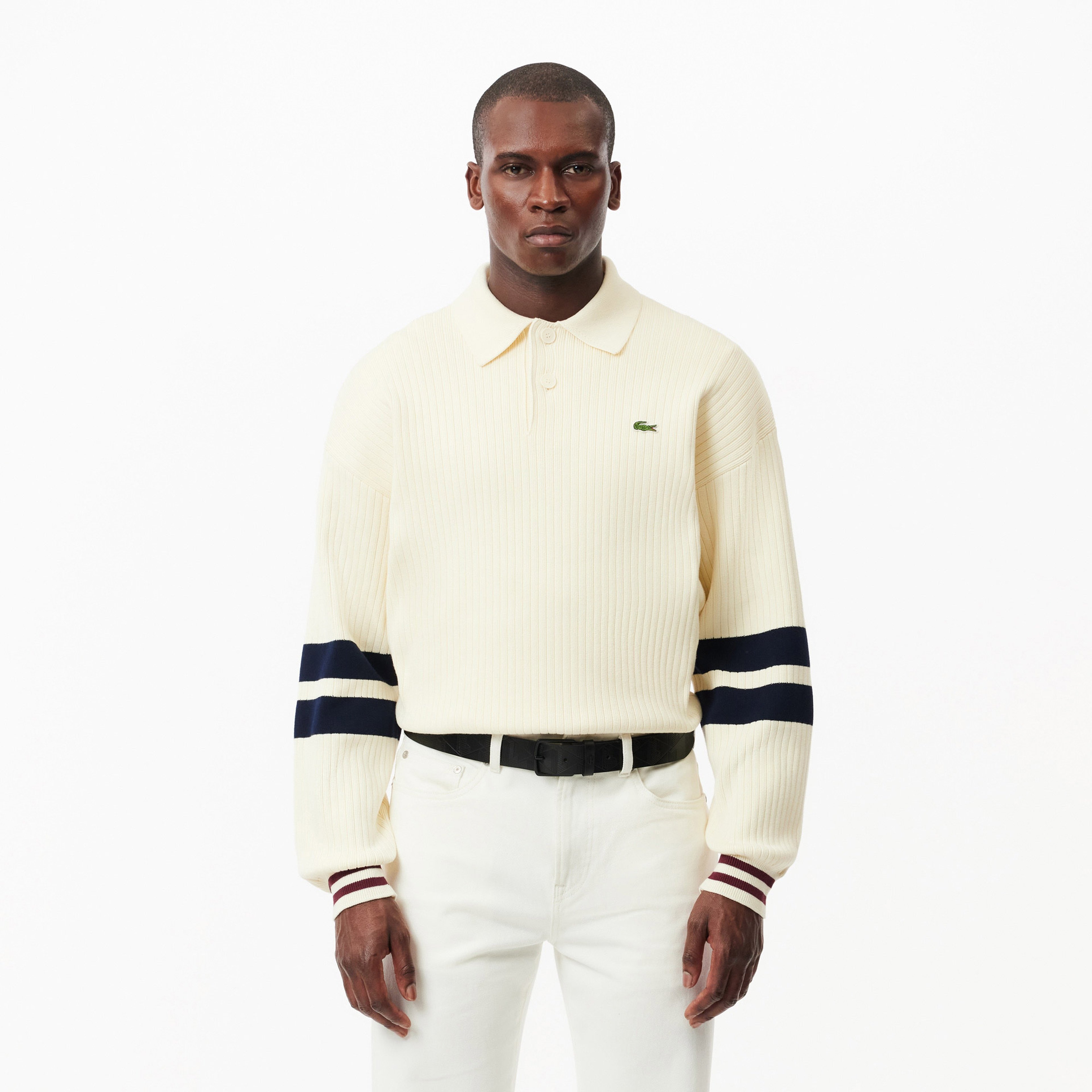 Erkek Monogram Siyah Kemer