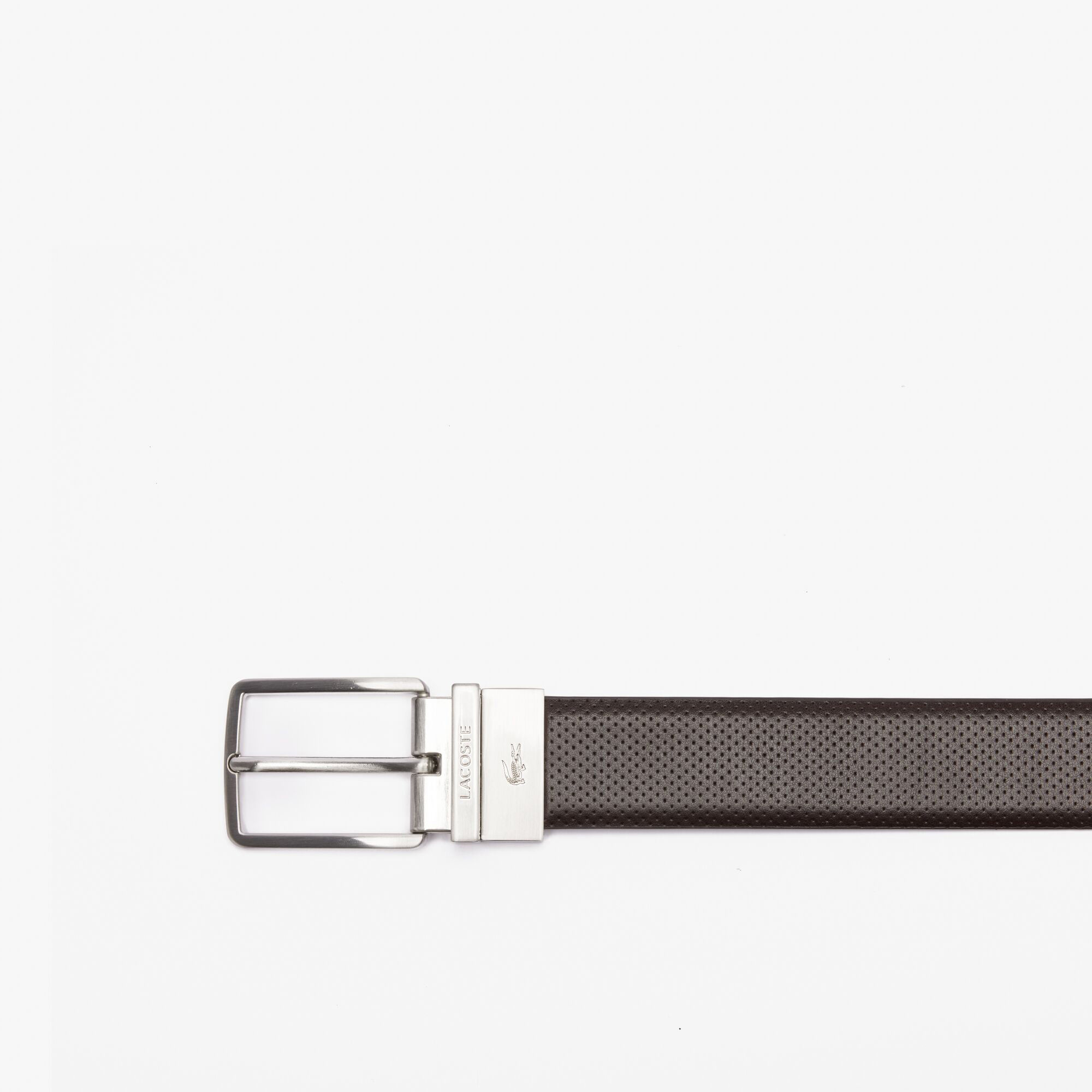 Lacoste Elegance Erkek Çift Taraflı Deri Kahverengi Kemer görsel 6
