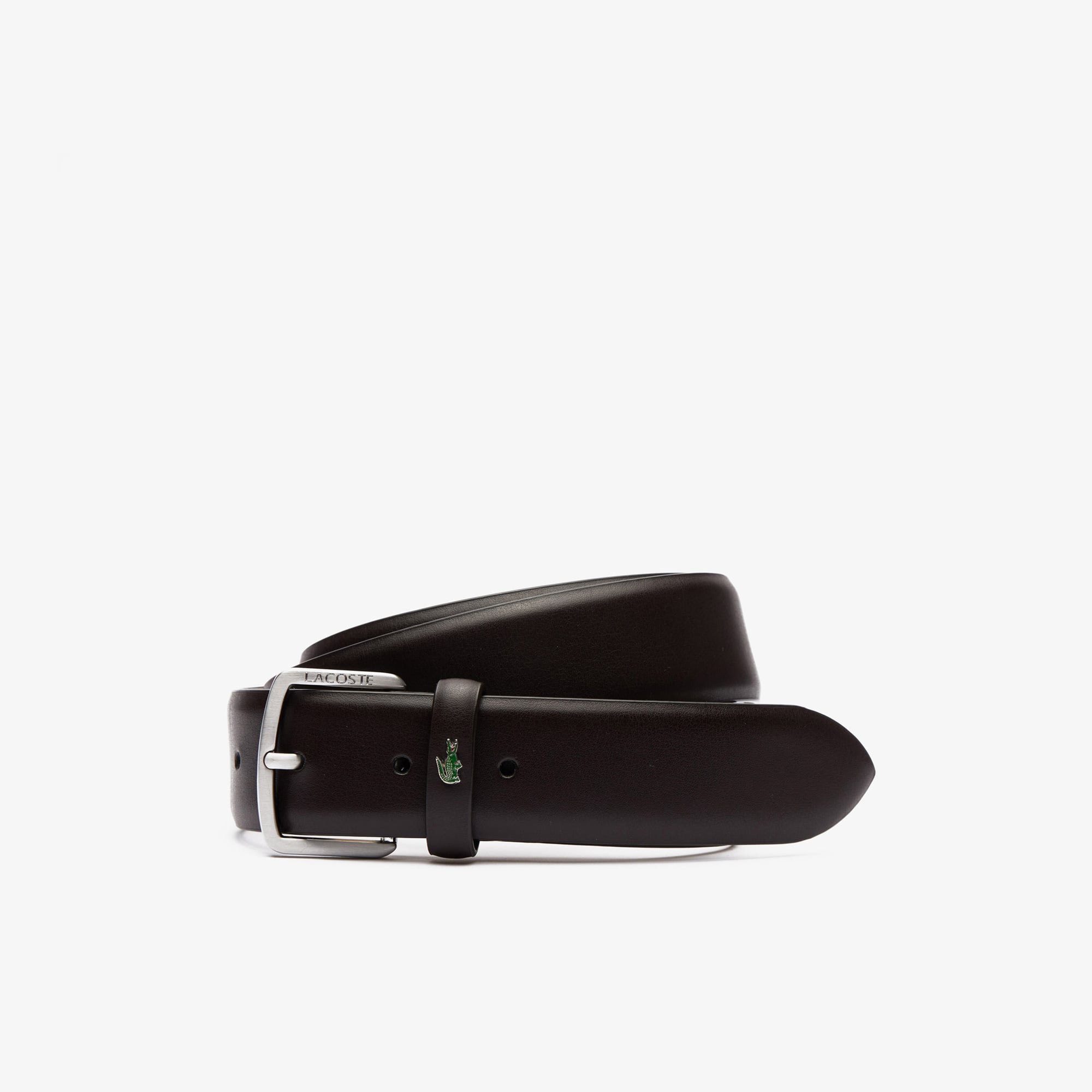 Lacoste Elegance Erkek Deri Kahverengi Kemer