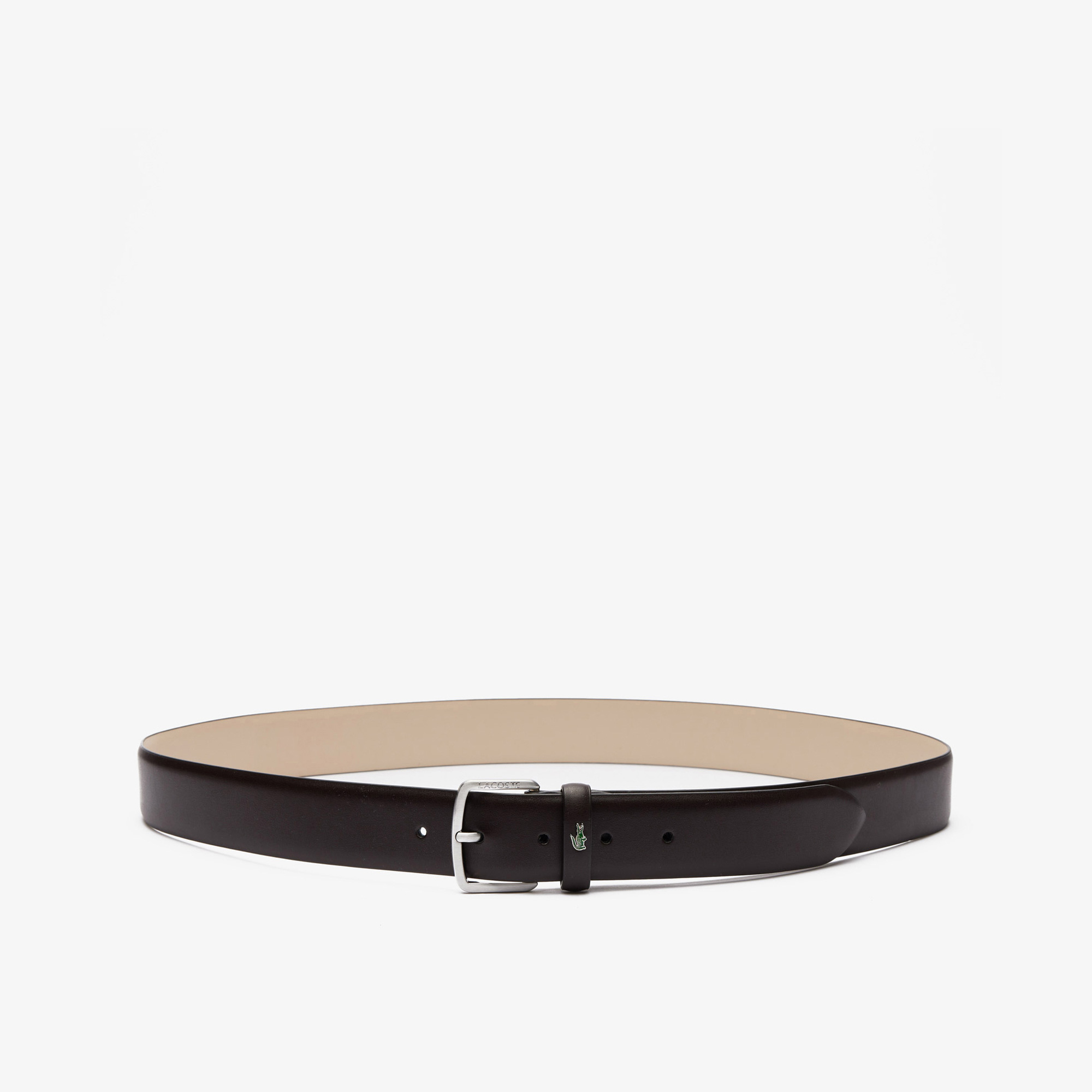 Lacoste Elegance Erkek Deri Kahverengi Kemer görsel 3